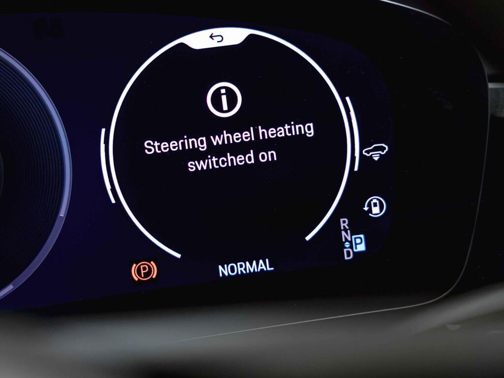 An interior shot of the driver instruments on a 2024 Porsche Macan