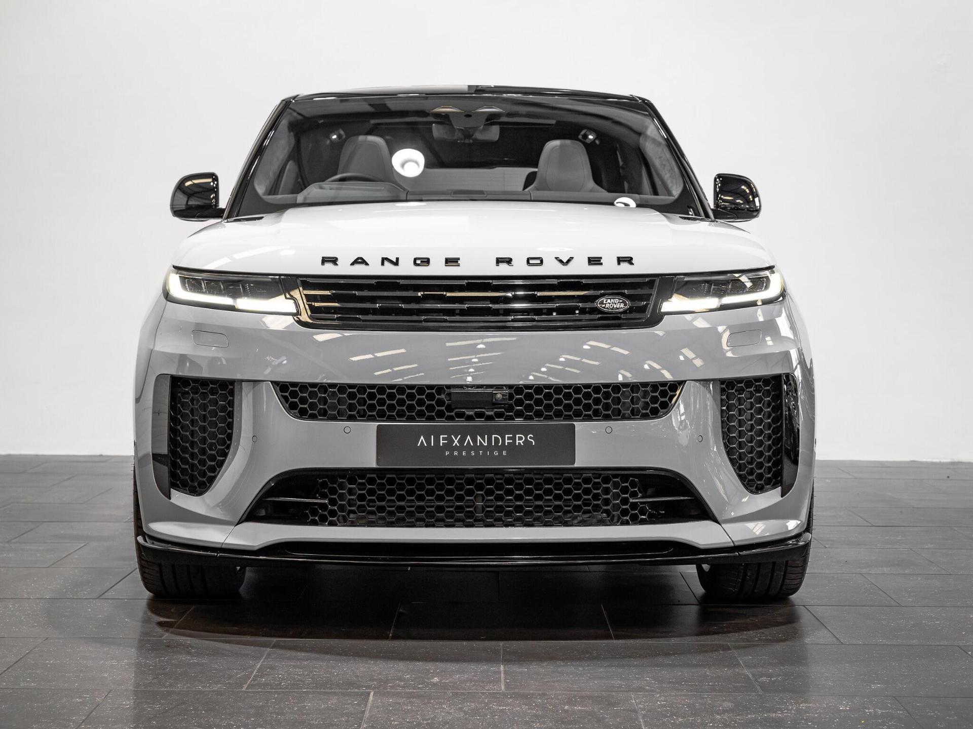 An exterior shot of the front on a 2026 Land Rover Range Rover Sport