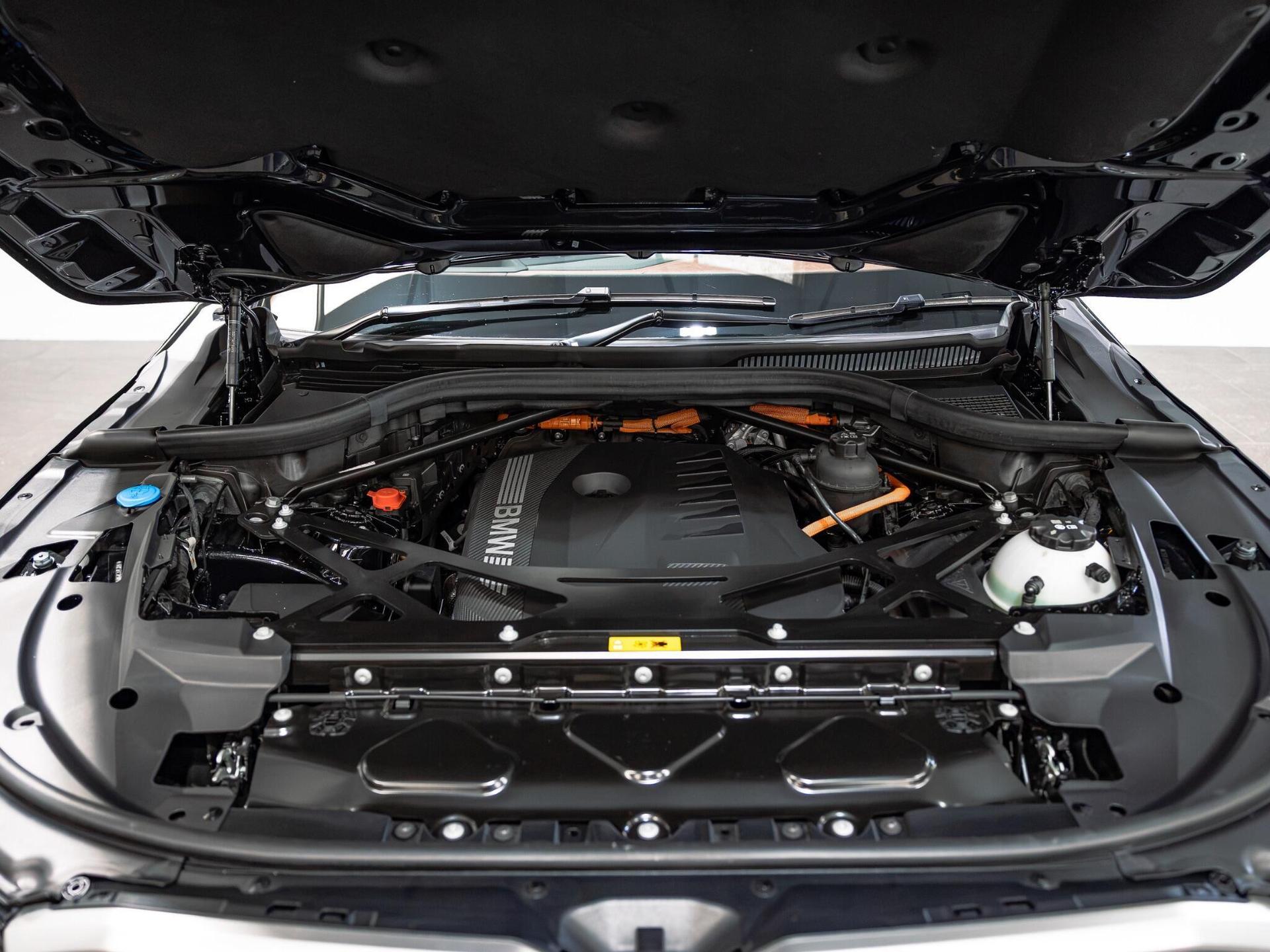 An exterior shot of the engine on a 2024 BMW XM