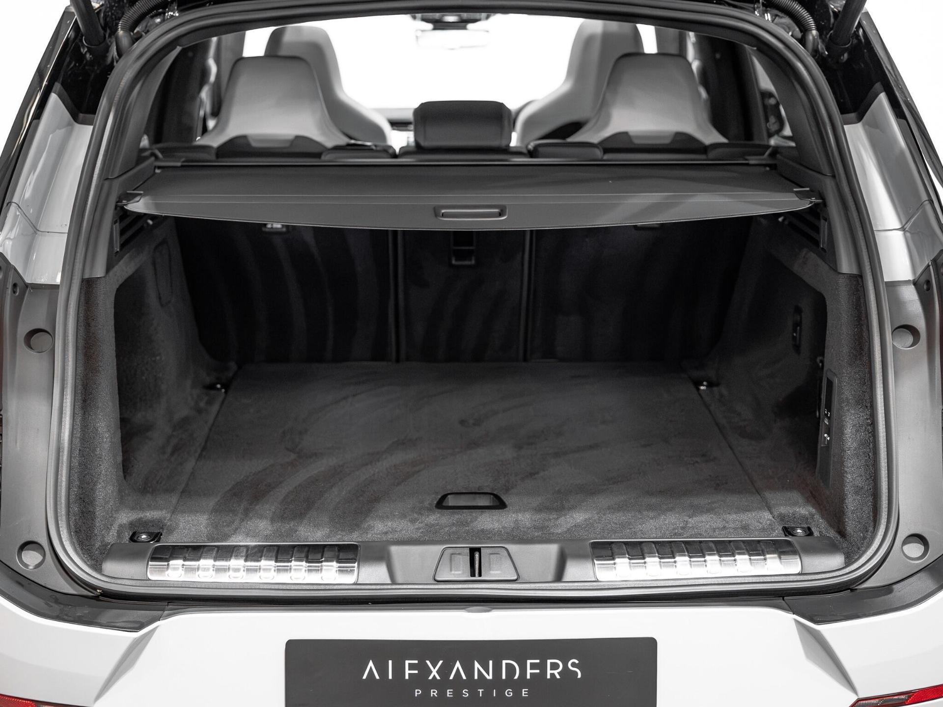 An interior shot of the boot on a 2026 Land Rover Range Rover Sport