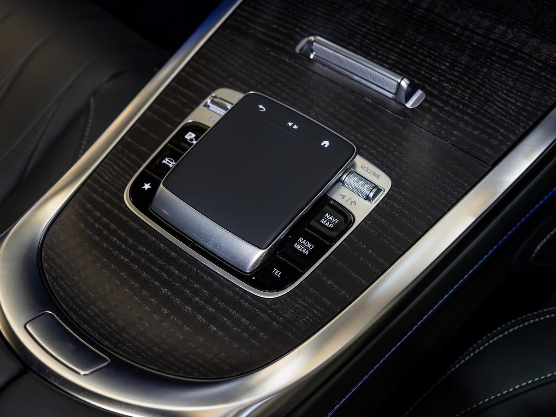 An interior shot of the misc controls on a 2025 Mercedes-Benz G Class