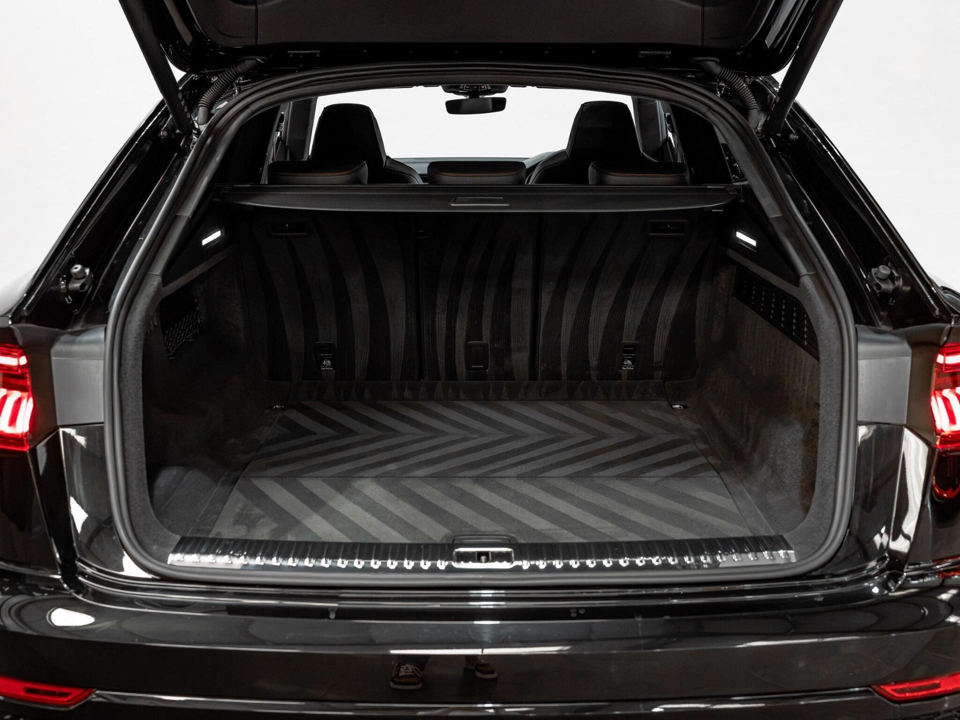 An interior shot of the boot on a 2023 Audi RSQ8