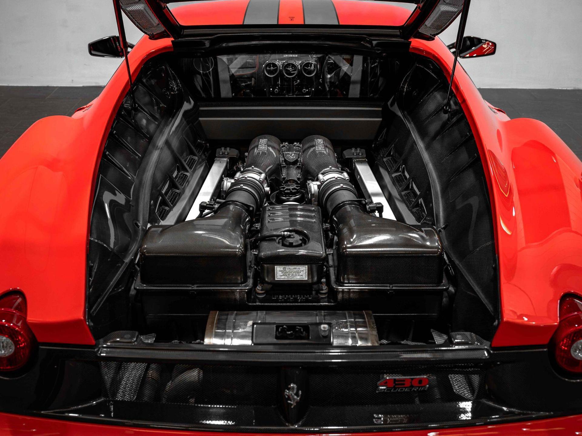 An interior shot of the boot on a 2008 Ferrari 430