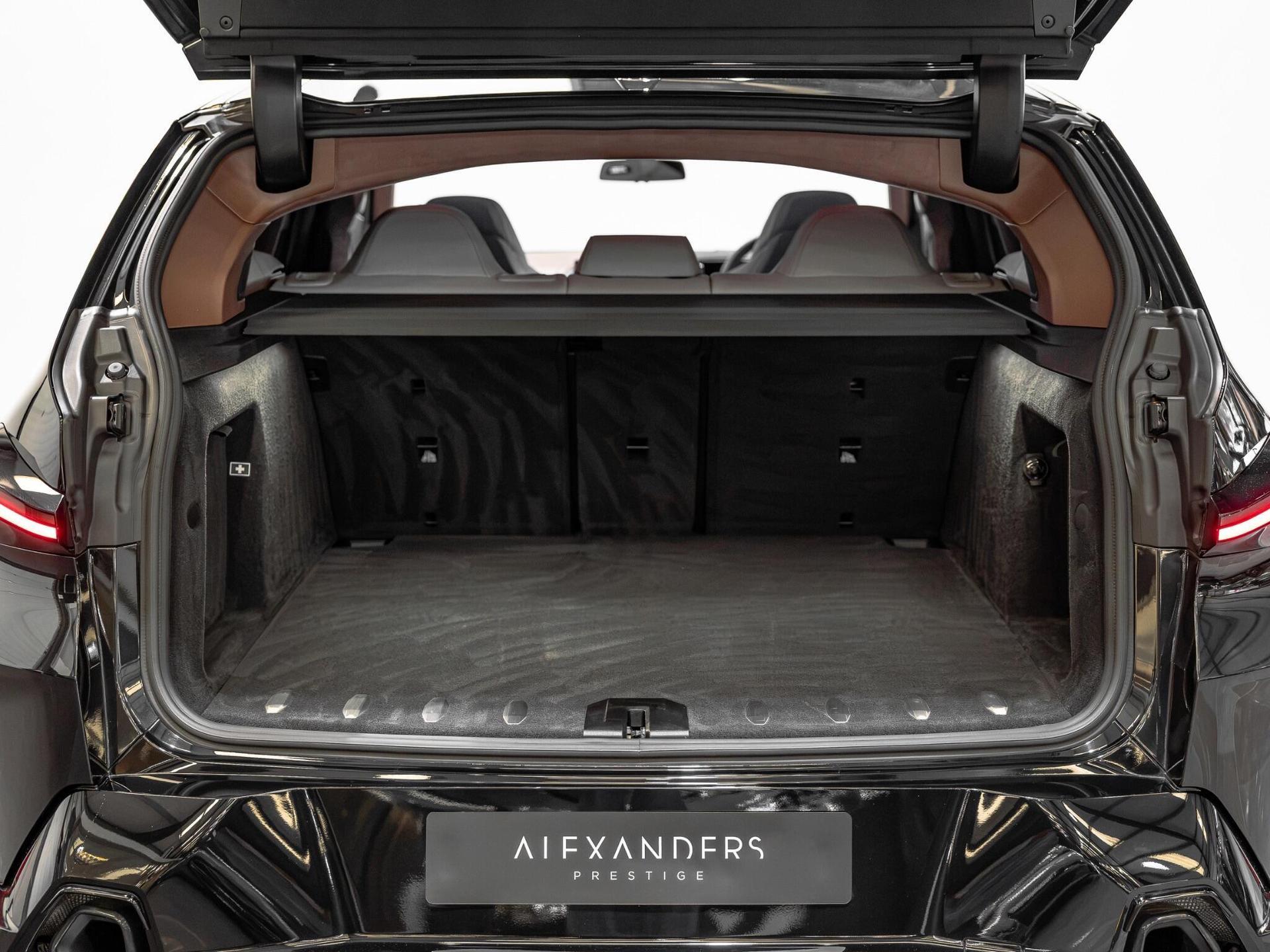 An interior shot of the boot on a 2024 BMW XM