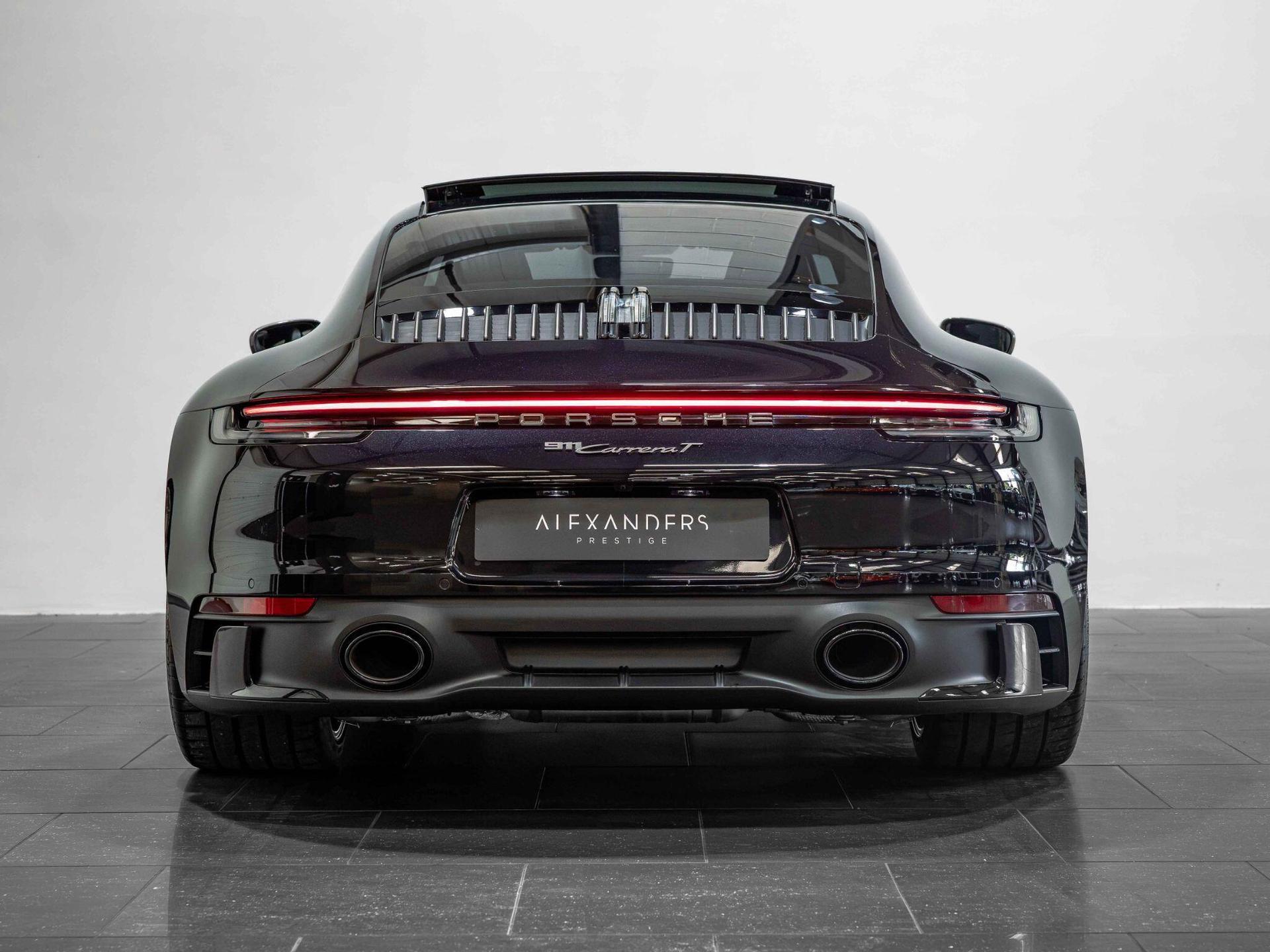 An exterior shot of the rear on a 2024 Porsche 911