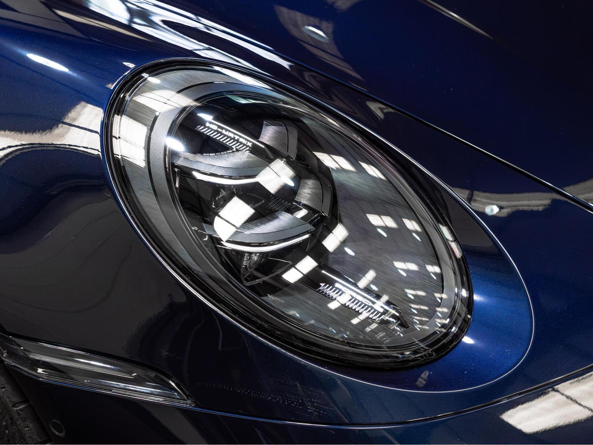 An exterior shot of the lights front on a 2026 Porsche 911