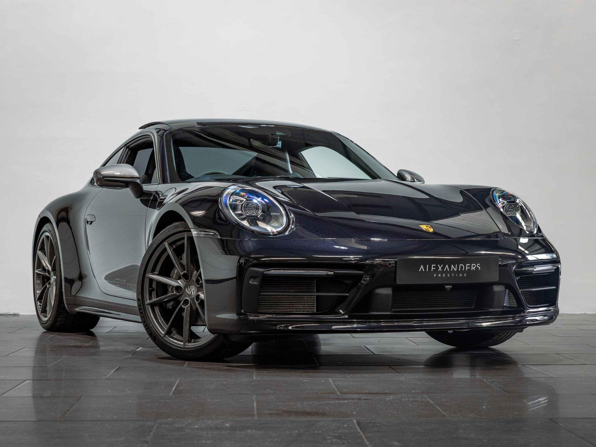 An exterior shot of the front right on a 2024 Porsche 911