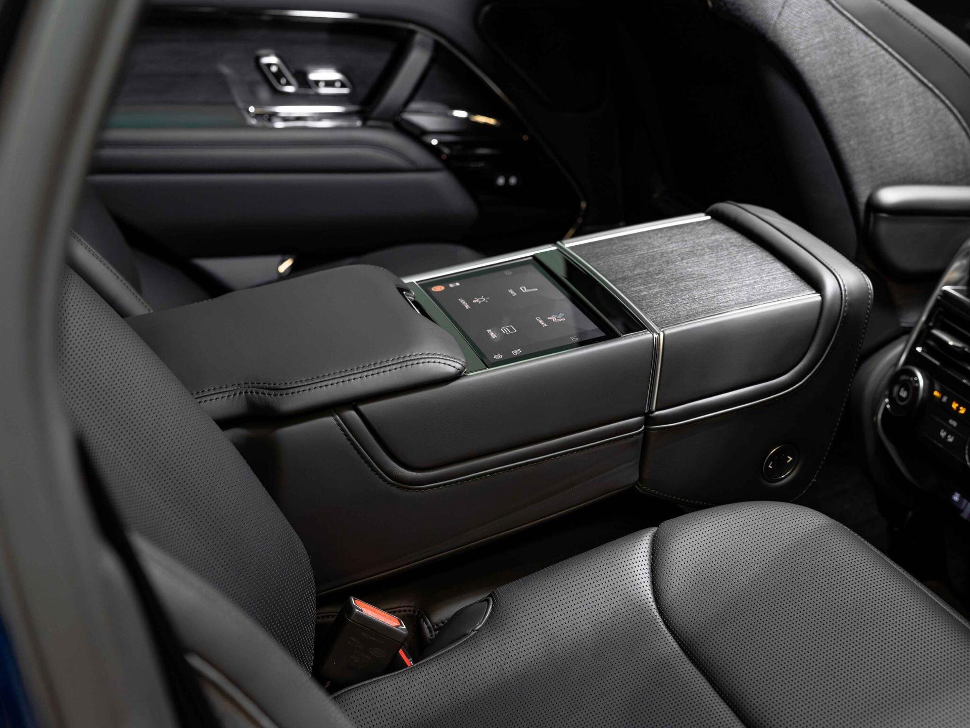 An interior shot of the misc controls on a 2026 Land Rover Range Rover