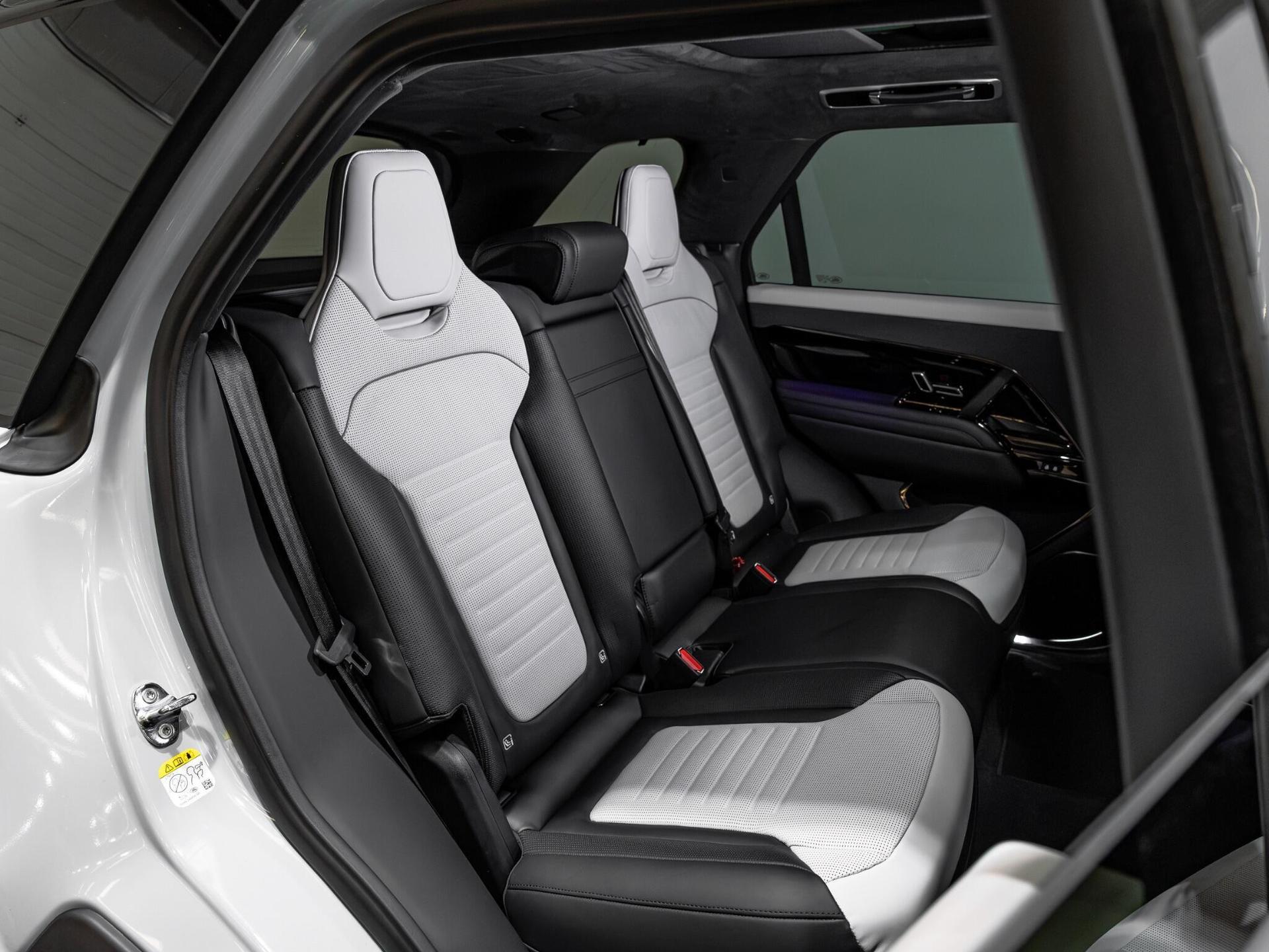 An interior shot of the seats rear on a 2026 Land Rover Range Rover Sport
