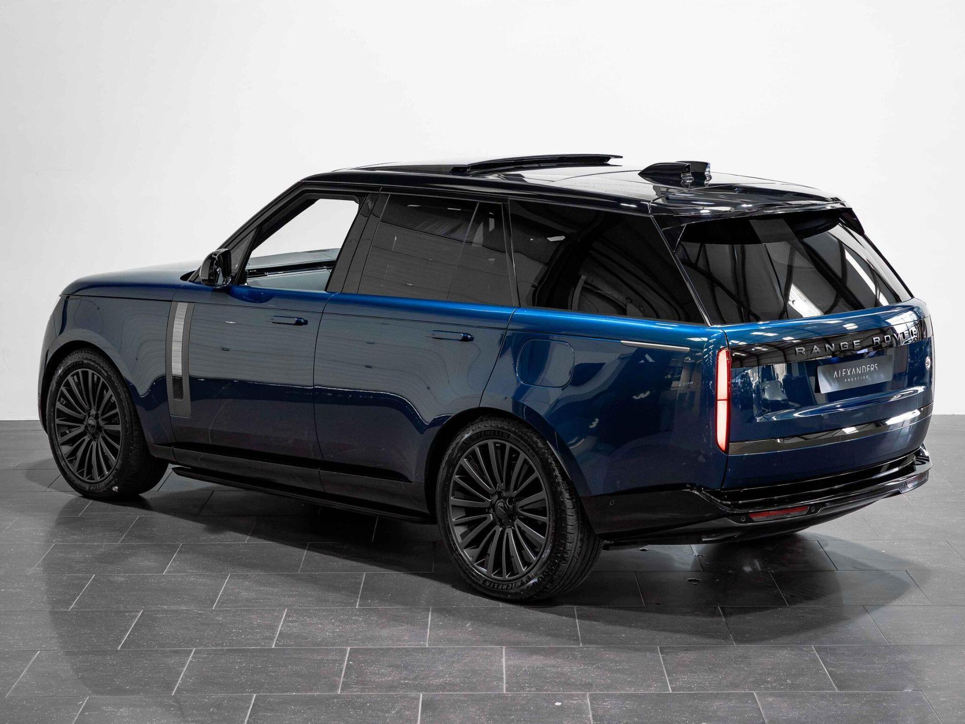 An exterior shot of the rear left on a 2026 Land Rover Range Rover