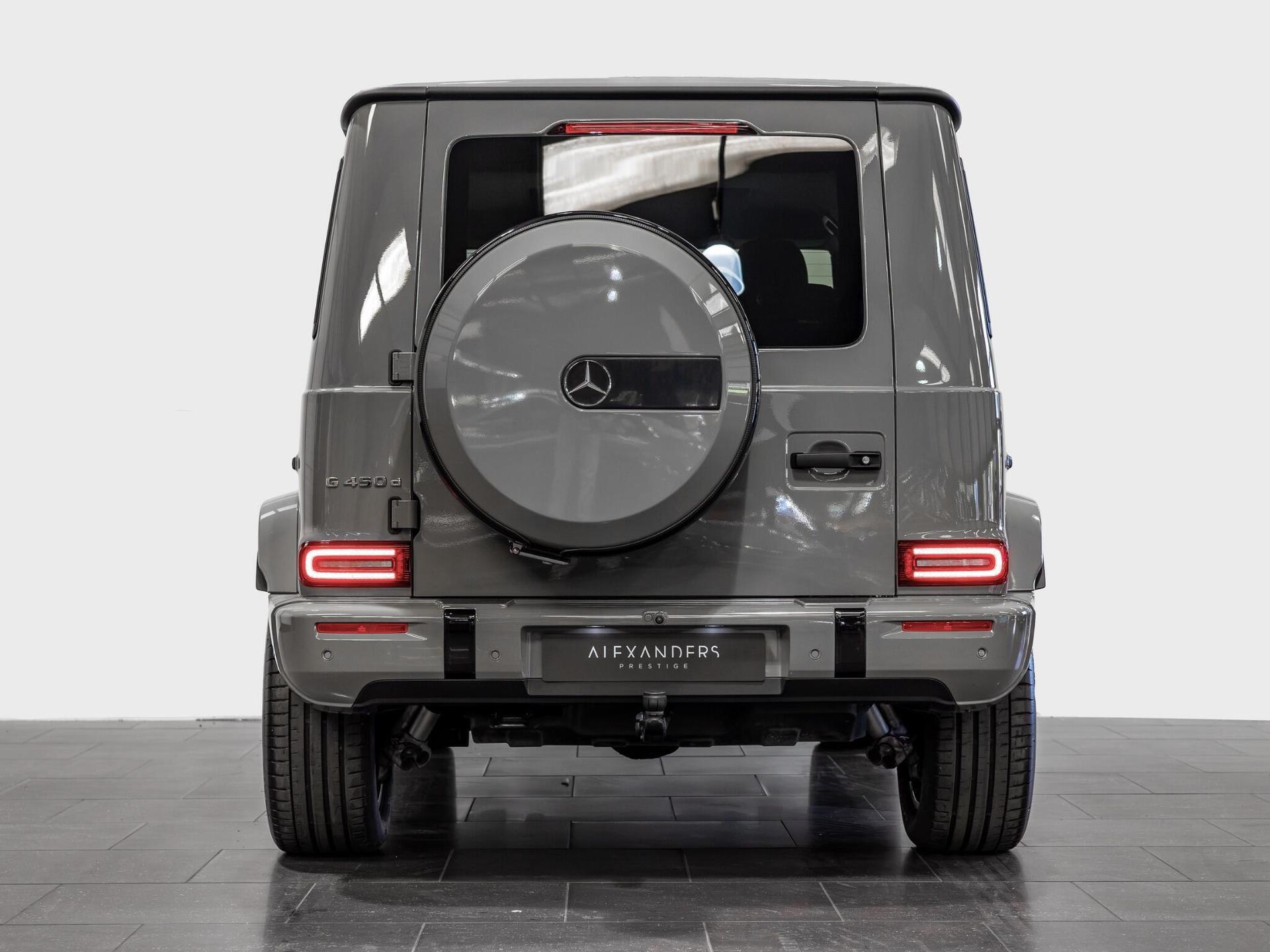 An exterior shot of the rear on a 2025 Mercedes-Benz G Class