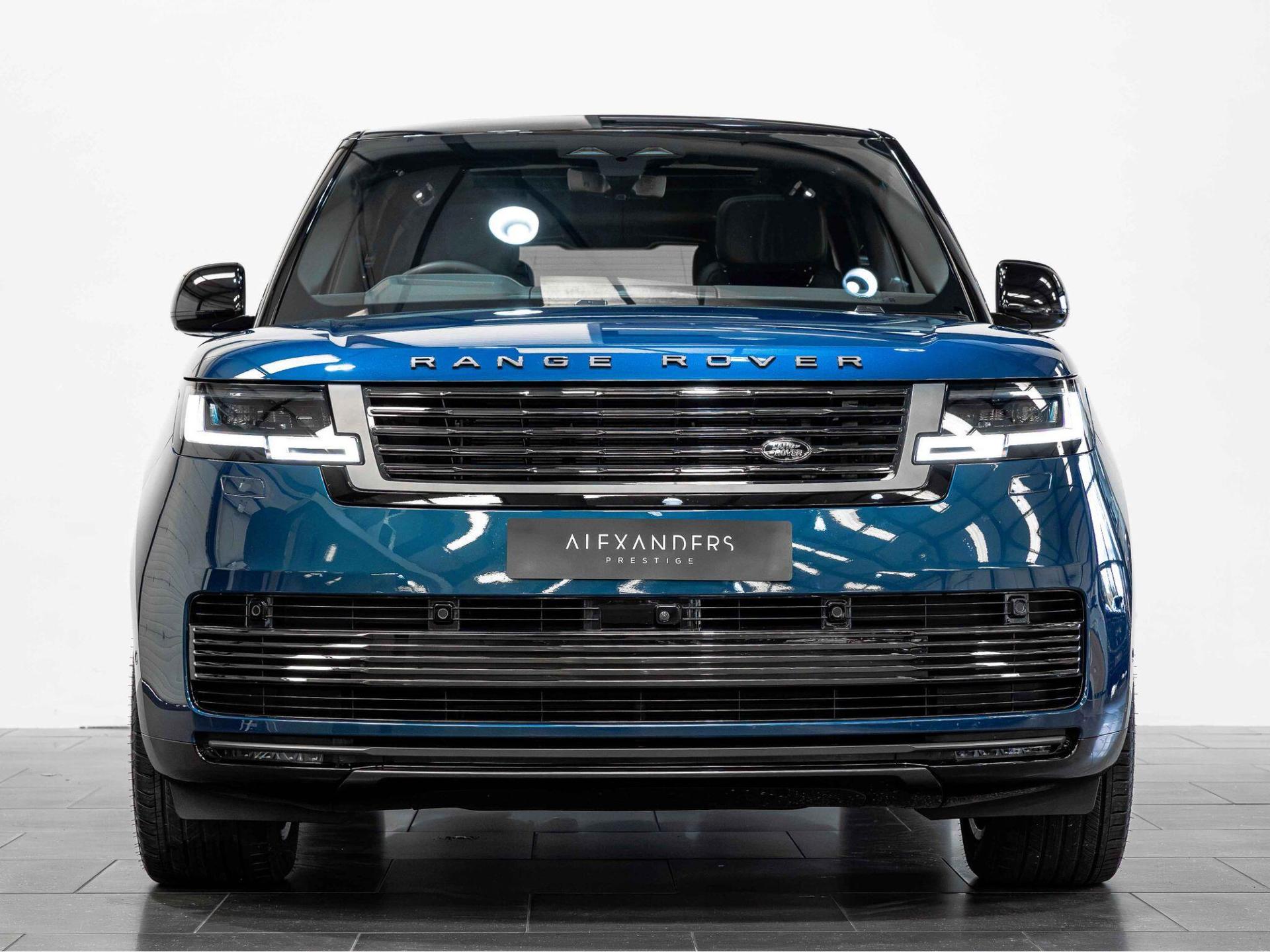 An exterior shot of the front on a 2026 Land Rover Range Rover