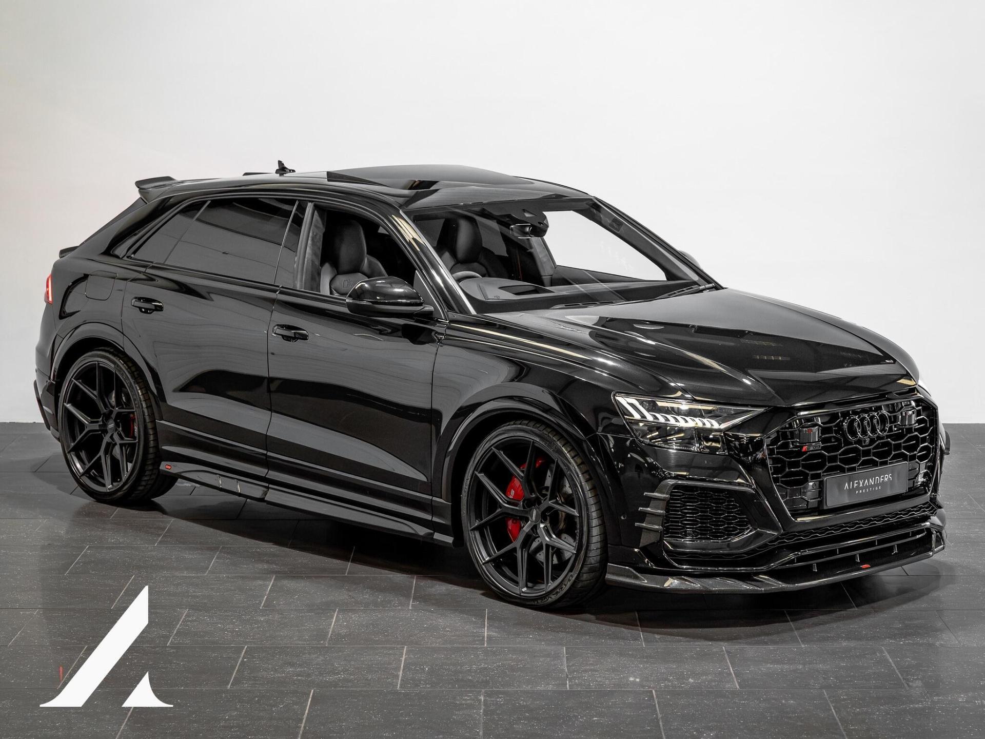 An exterior shot of the front right on a 2023 Audi RSQ8