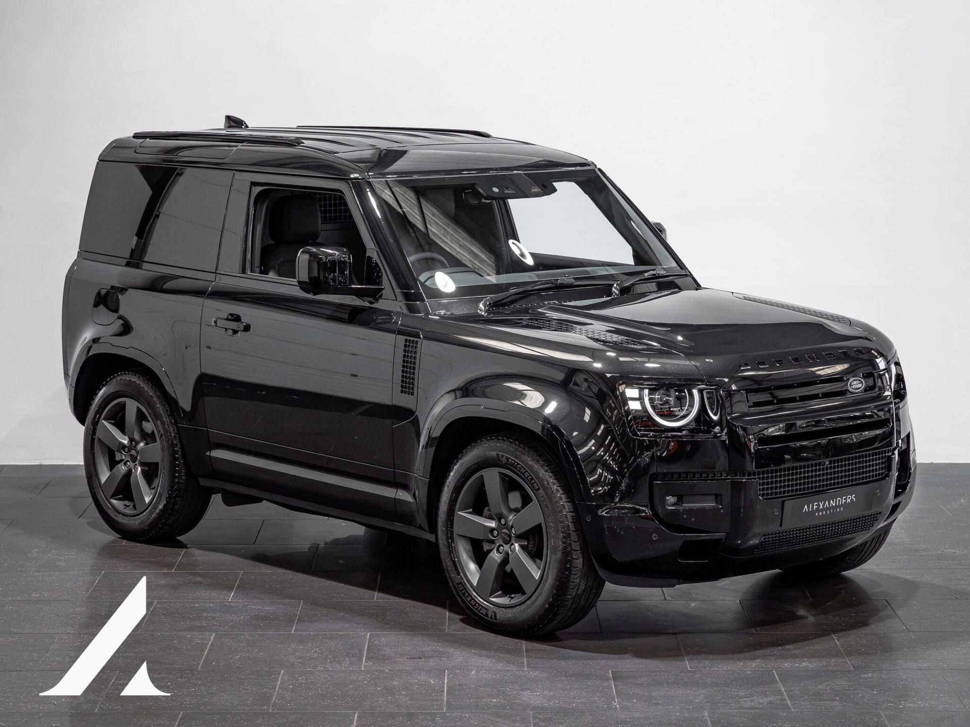 An exterior shot of the front right on a 2026 Land Rover Defender 90
