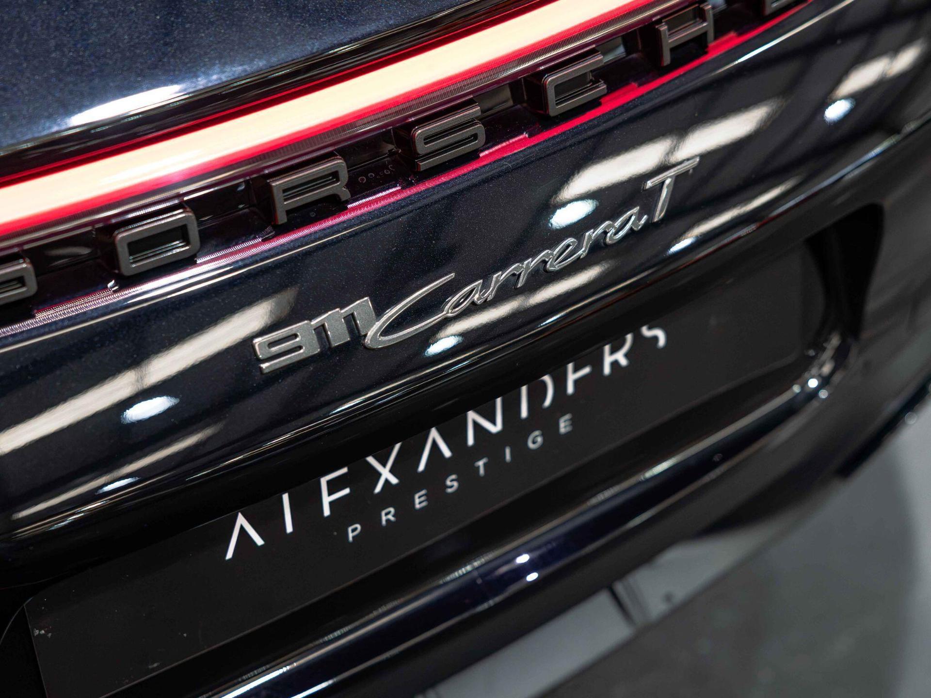 An exterior shot of the badge exterior on a 2024 Porsche 911