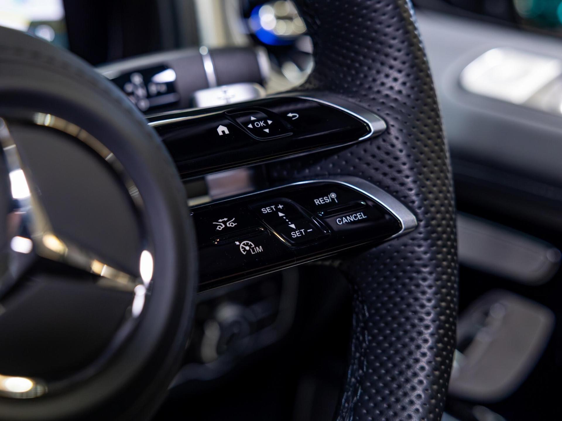 An interior shot of the misc controls on a 2025 Mercedes-Benz G Class