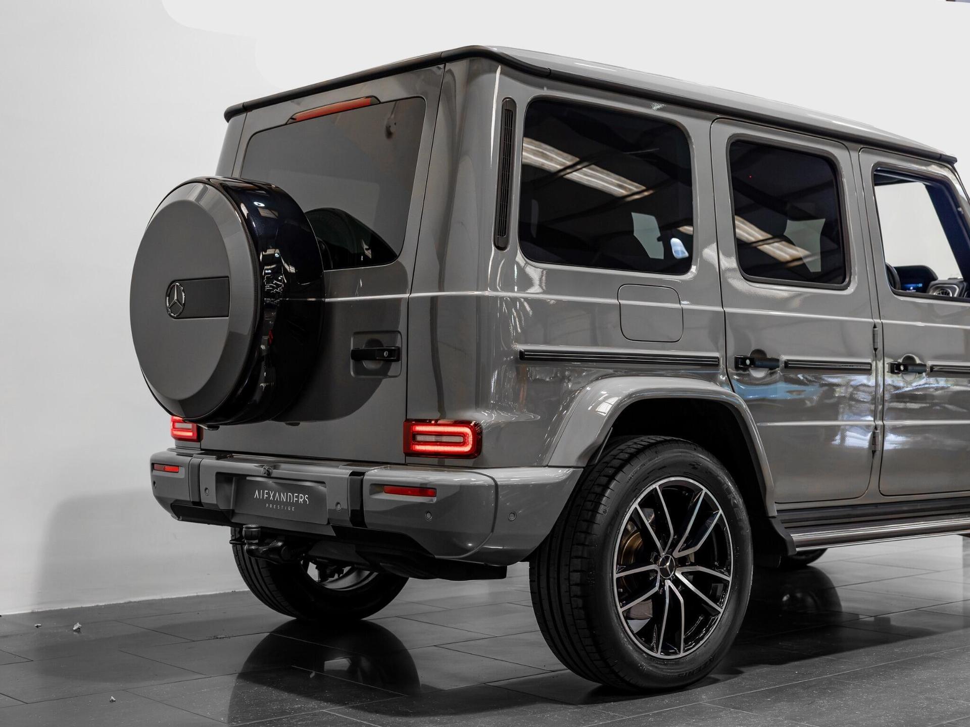 An exterior shot of the rear right on a 2025 Mercedes-Benz G Class