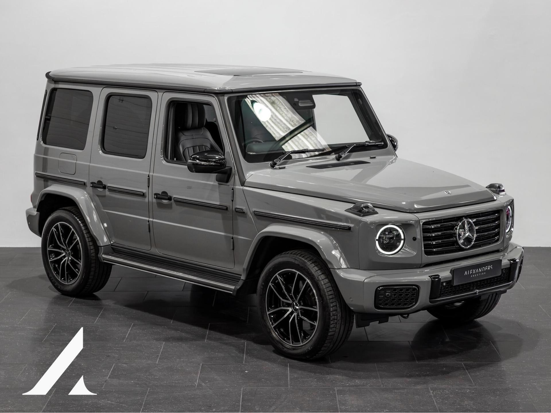 An exterior shot of the front right on a 2025 Mercedes-Benz G Class