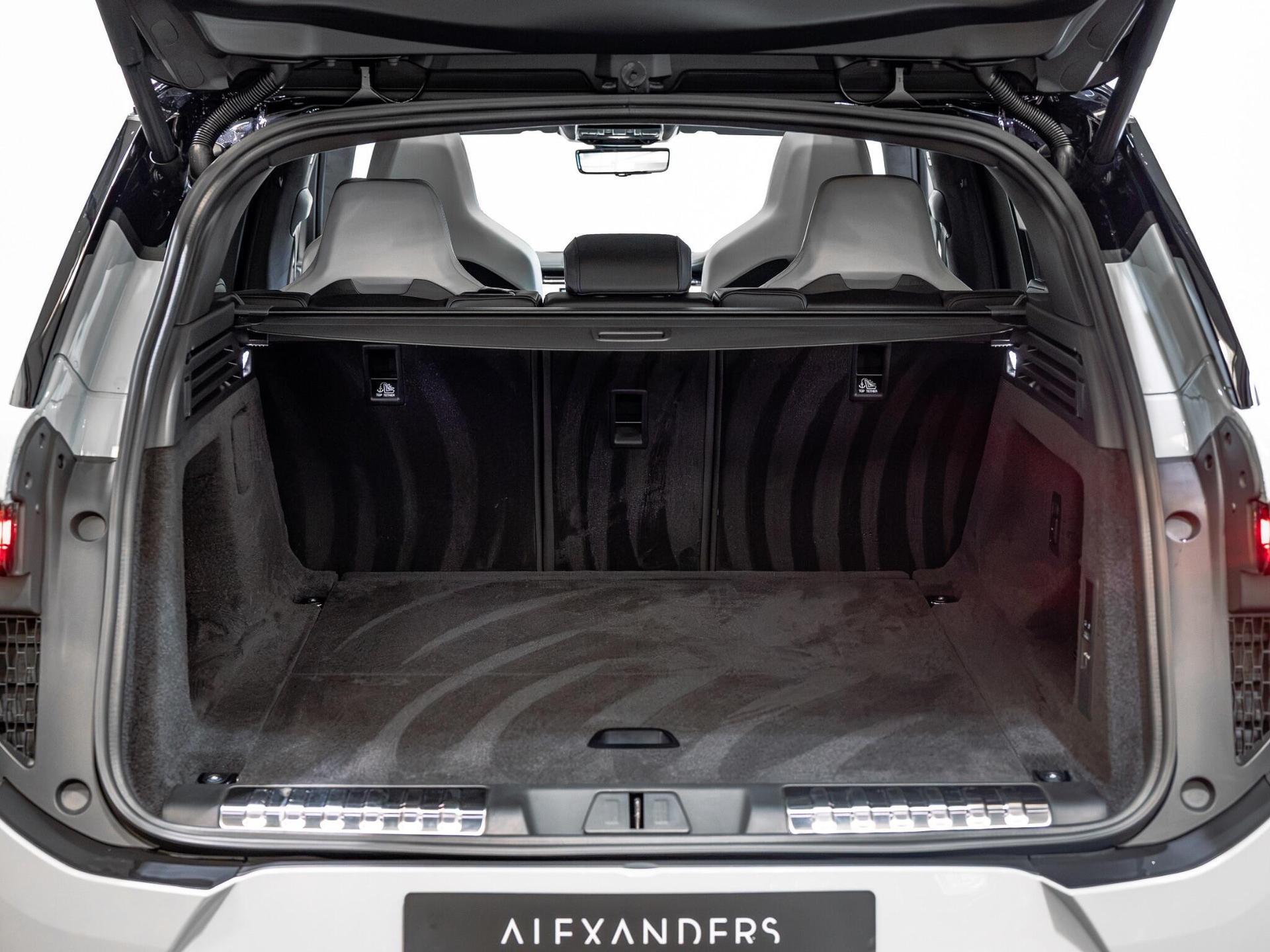 An interior shot of the boot on a 2026 Land Rover Range Rover Sport