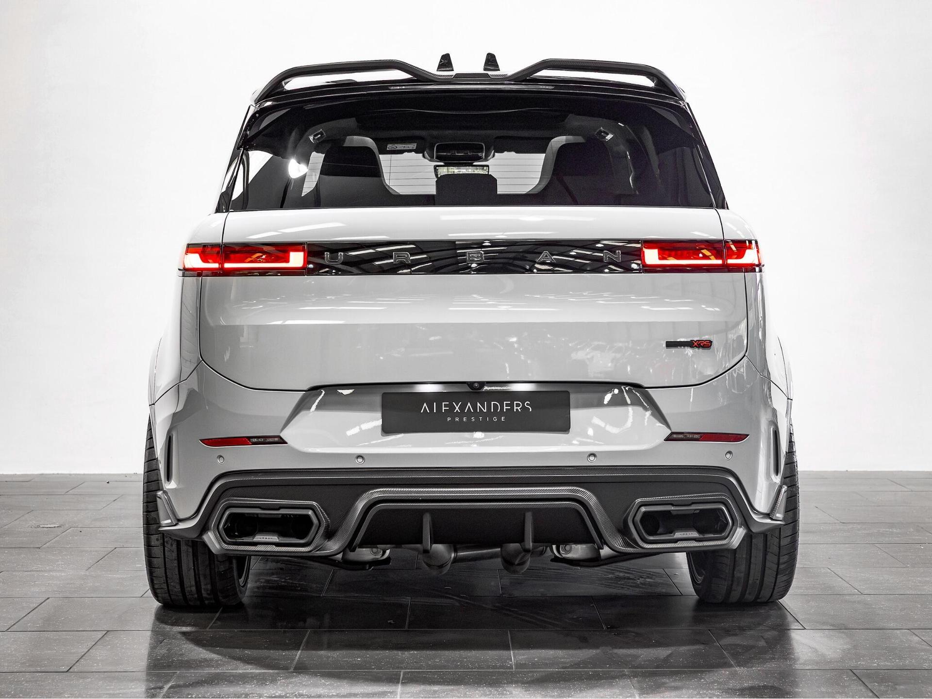 An exterior shot of the rear on a 2026 Land Rover Range Rover Sport
