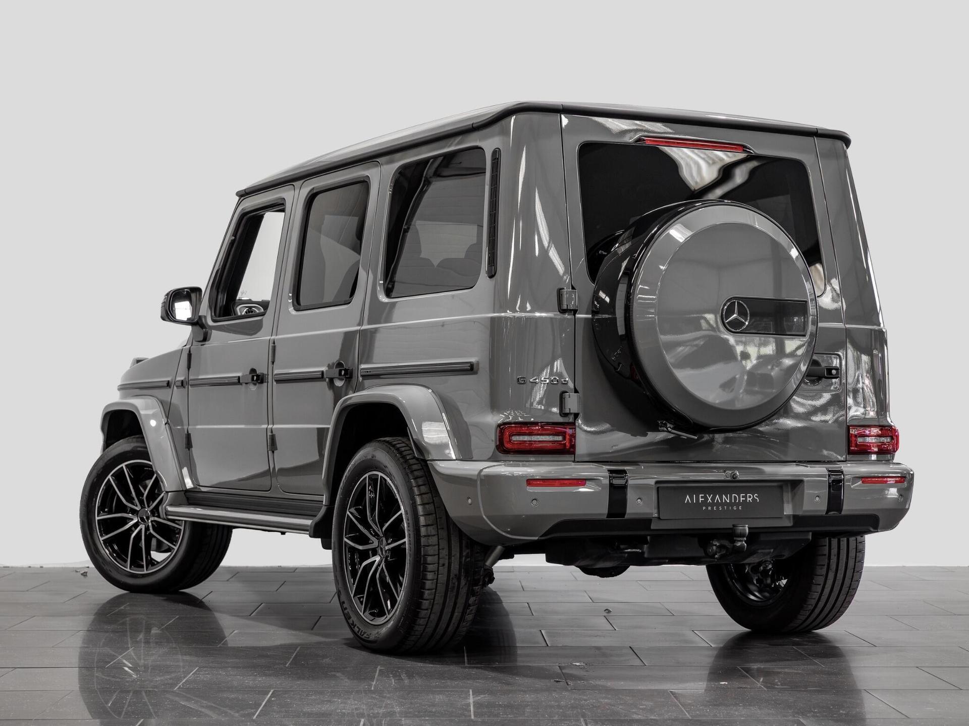 An exterior shot of the rear left on a 2025 Mercedes-Benz G Class