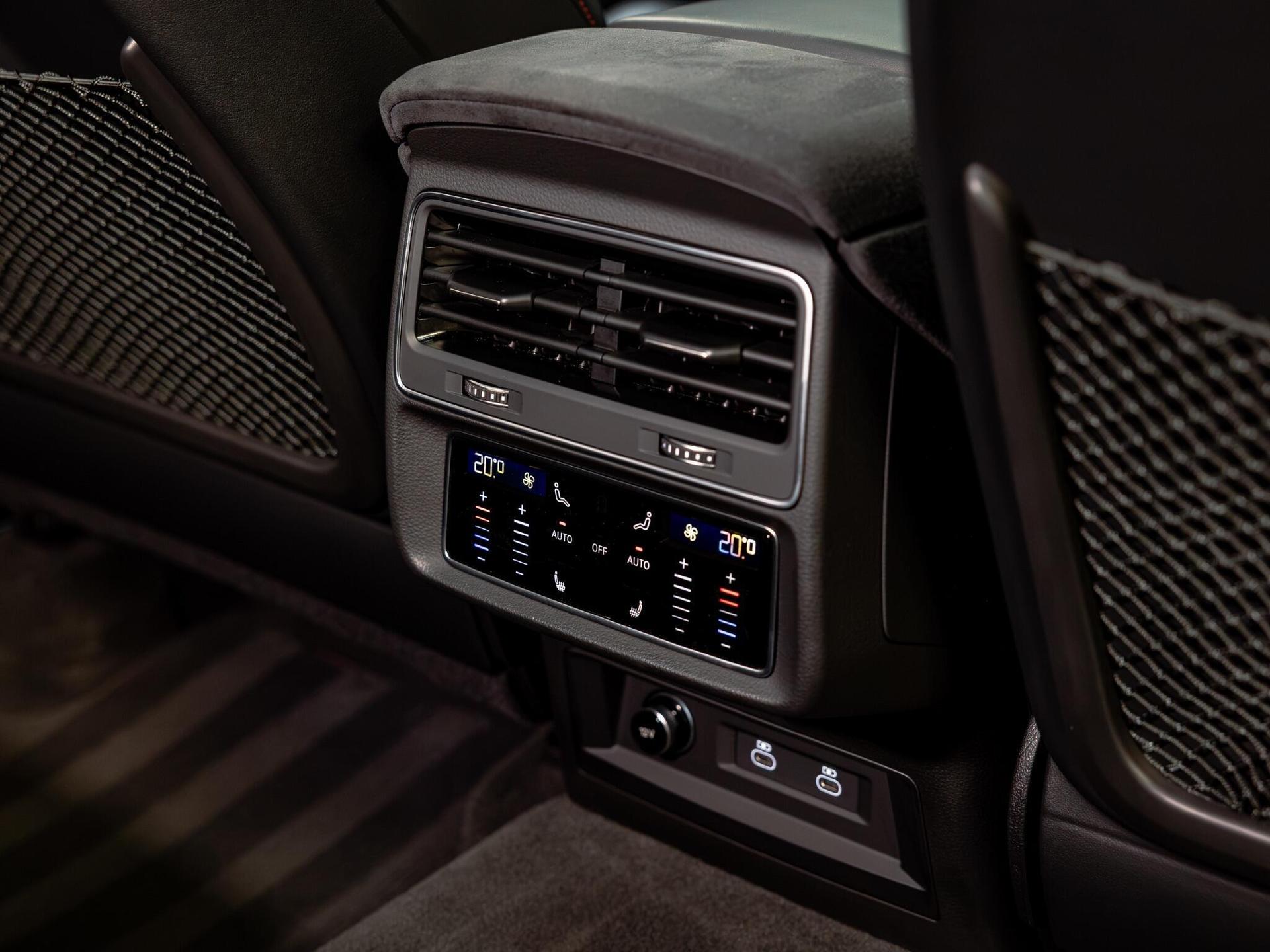 An interior shot of the misc controls on a 2023 Audi RSQ8