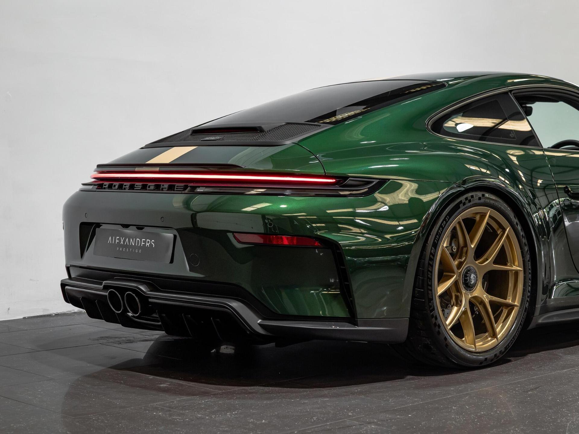 An exterior shot of the rear right on a 2025 Porsche 911