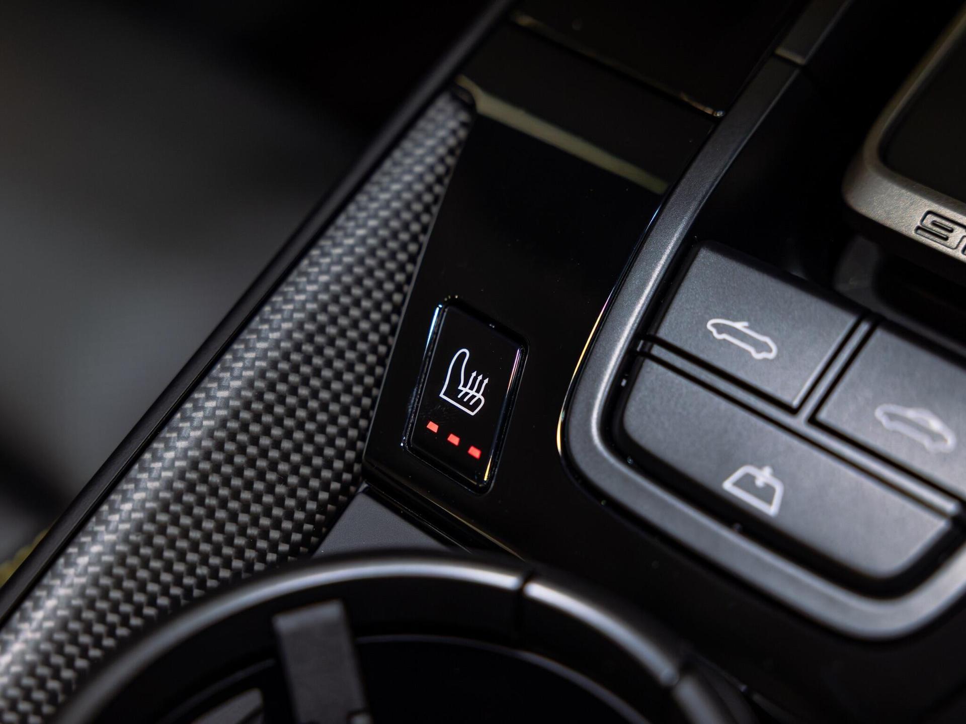An interior shot of the misc controls on a 2026 Porsche 911