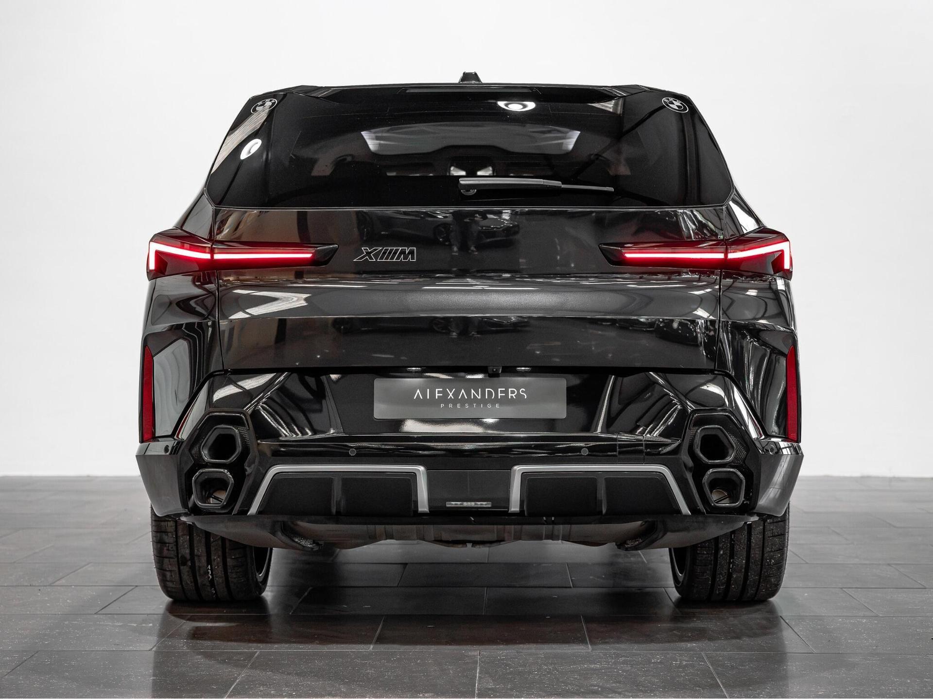 An exterior shot of the rear on a 2024 BMW XM