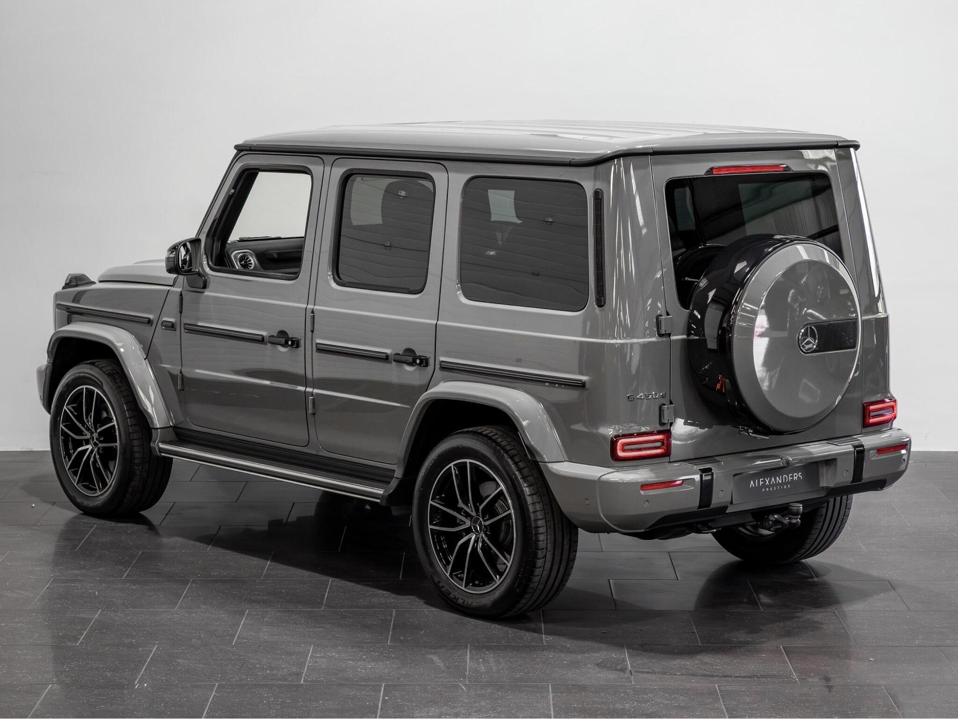 An exterior shot of the rear left on a 2025 Mercedes-Benz G Class