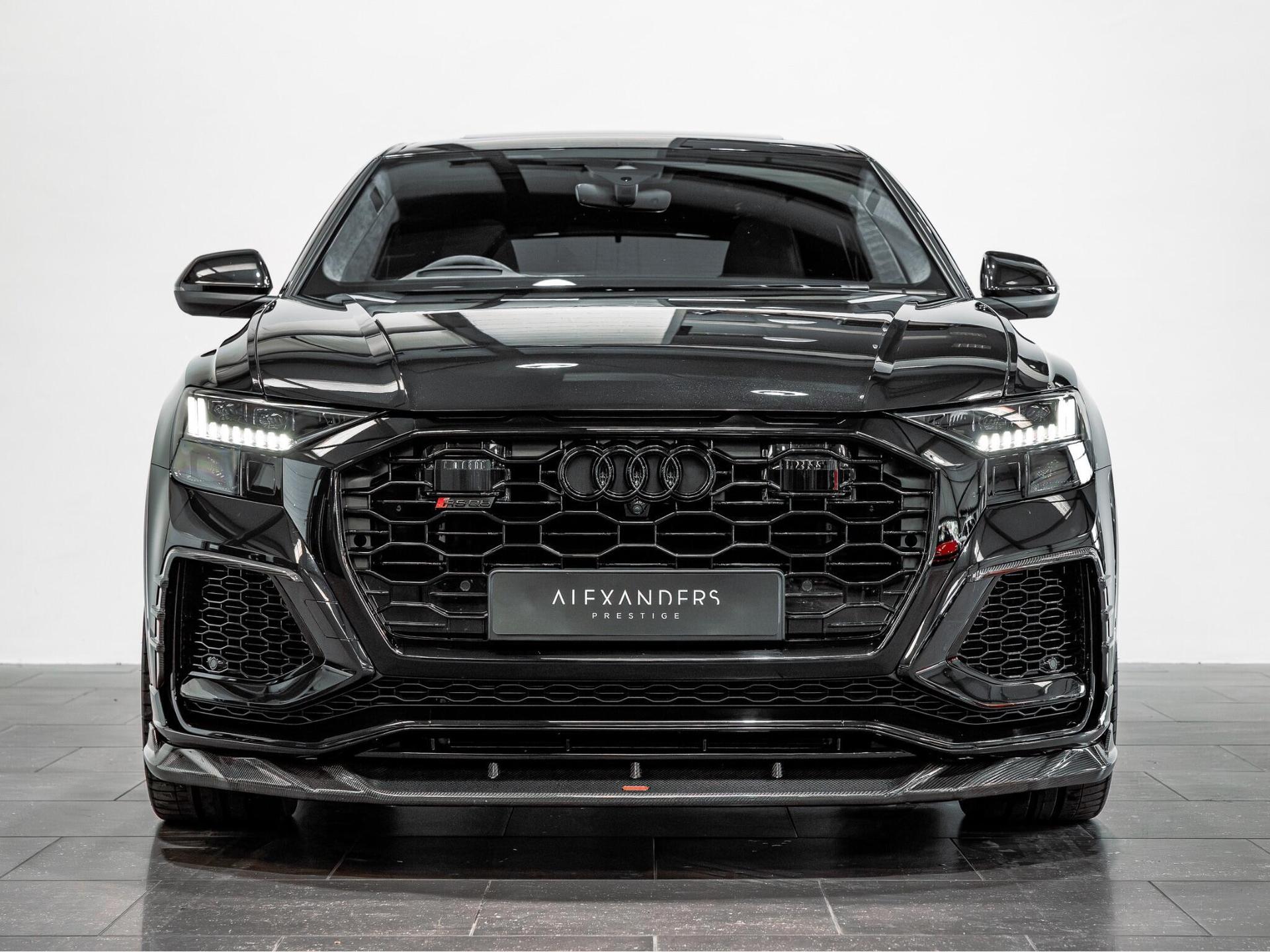An exterior shot of the front on a 2023 Audi RSQ8