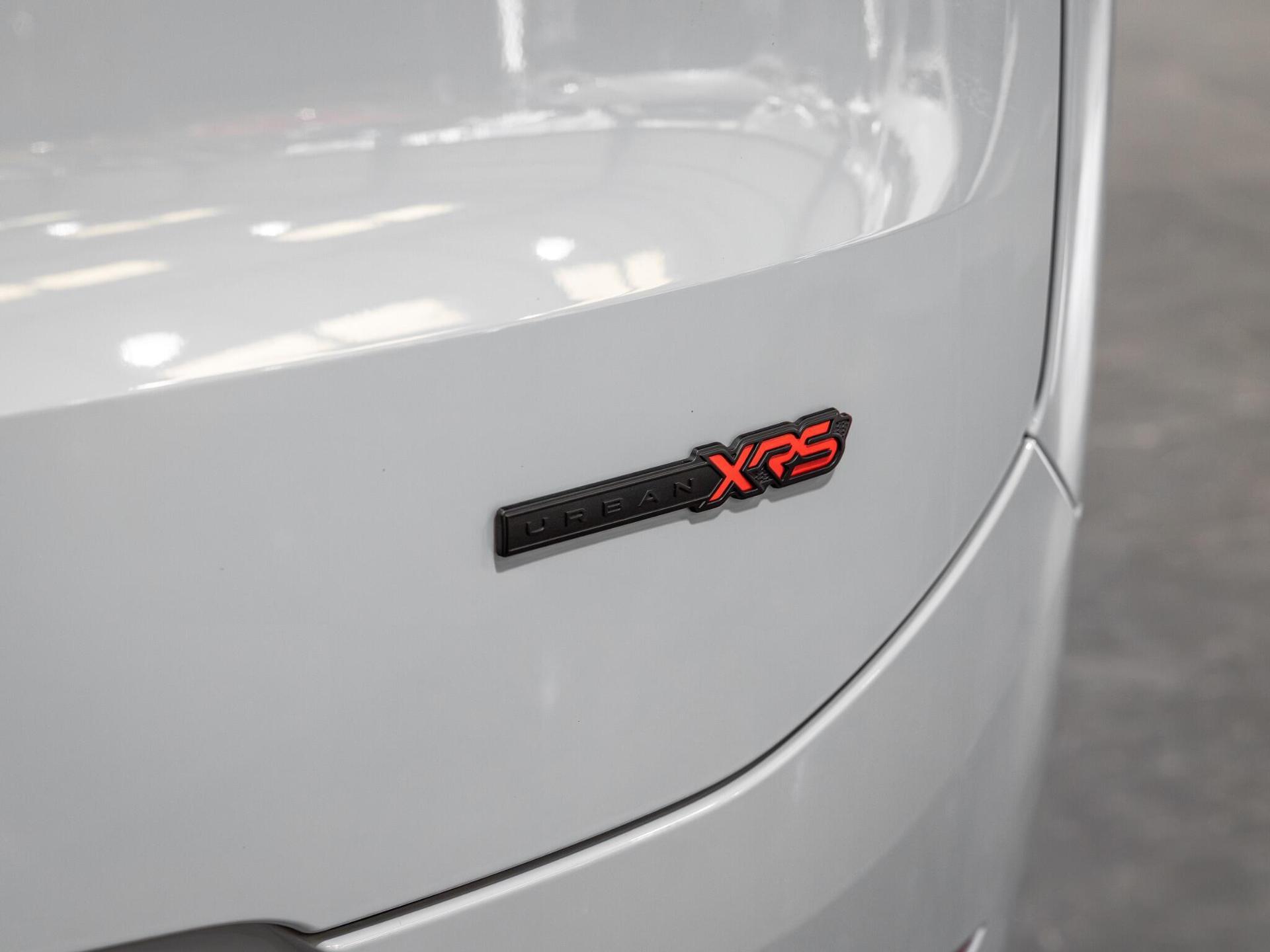An exterior shot of the badge exterior on a 2026 Land Rover Range Rover Sport