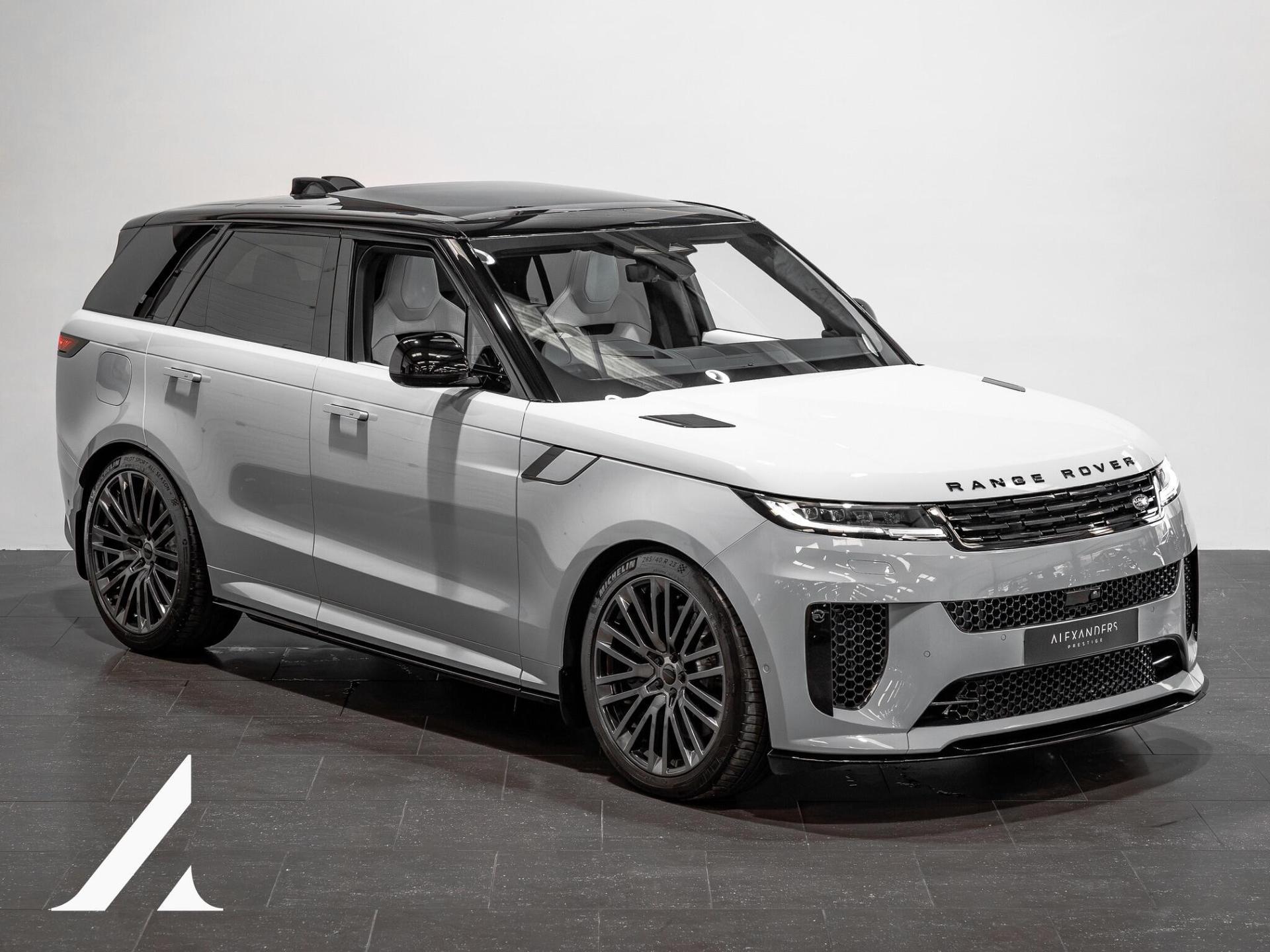 An exterior shot of the front right on a 2026 Land Rover Range Rover Sport