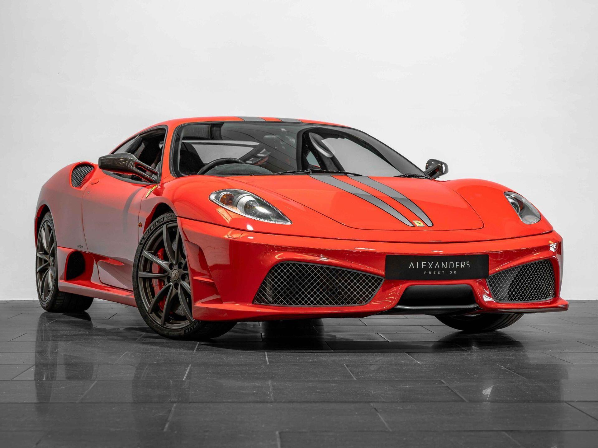 An exterior shot of the front right on a 2008 Ferrari 430