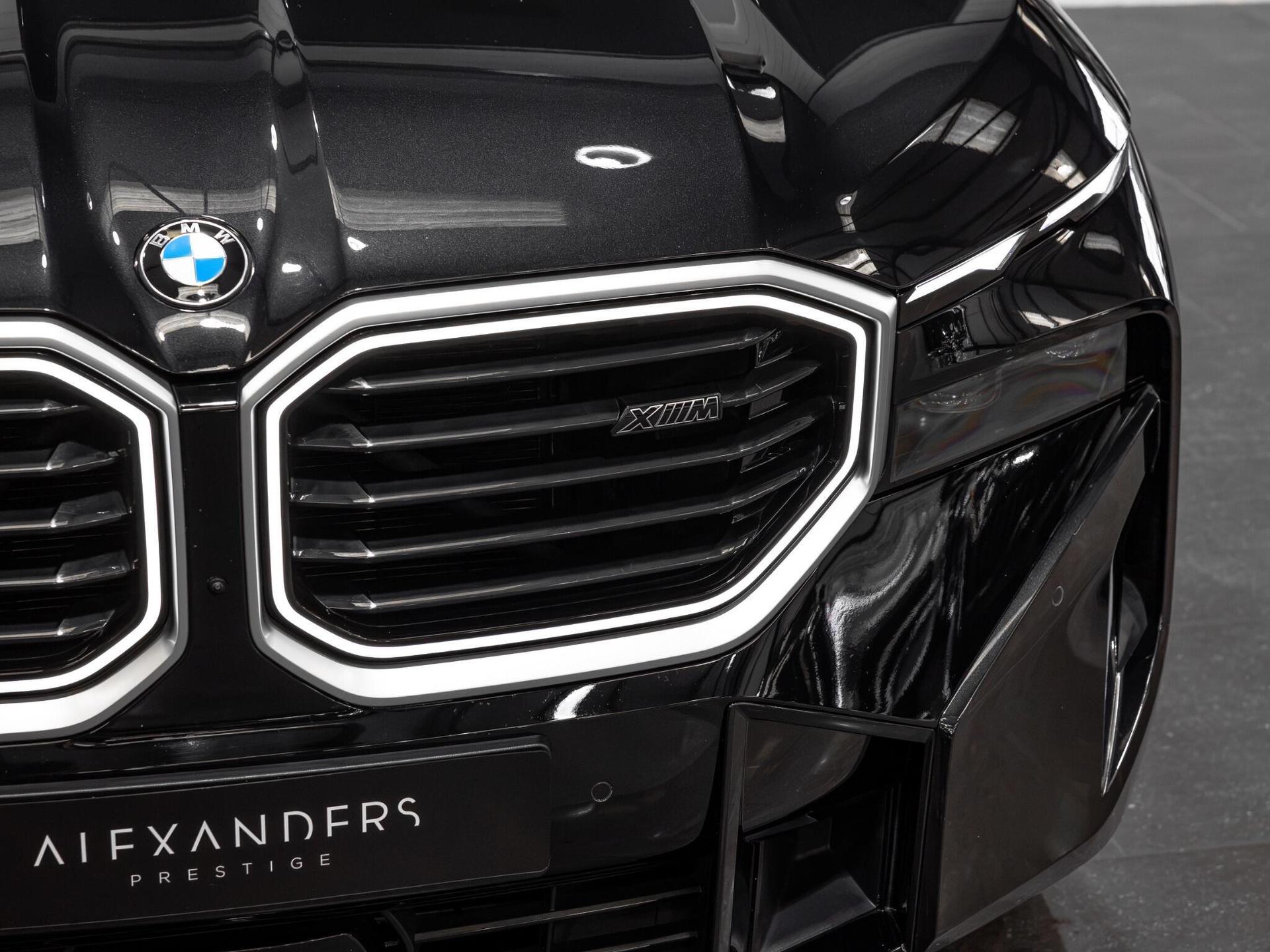 An exterior shot of the lights front on a 2024 BMW XM