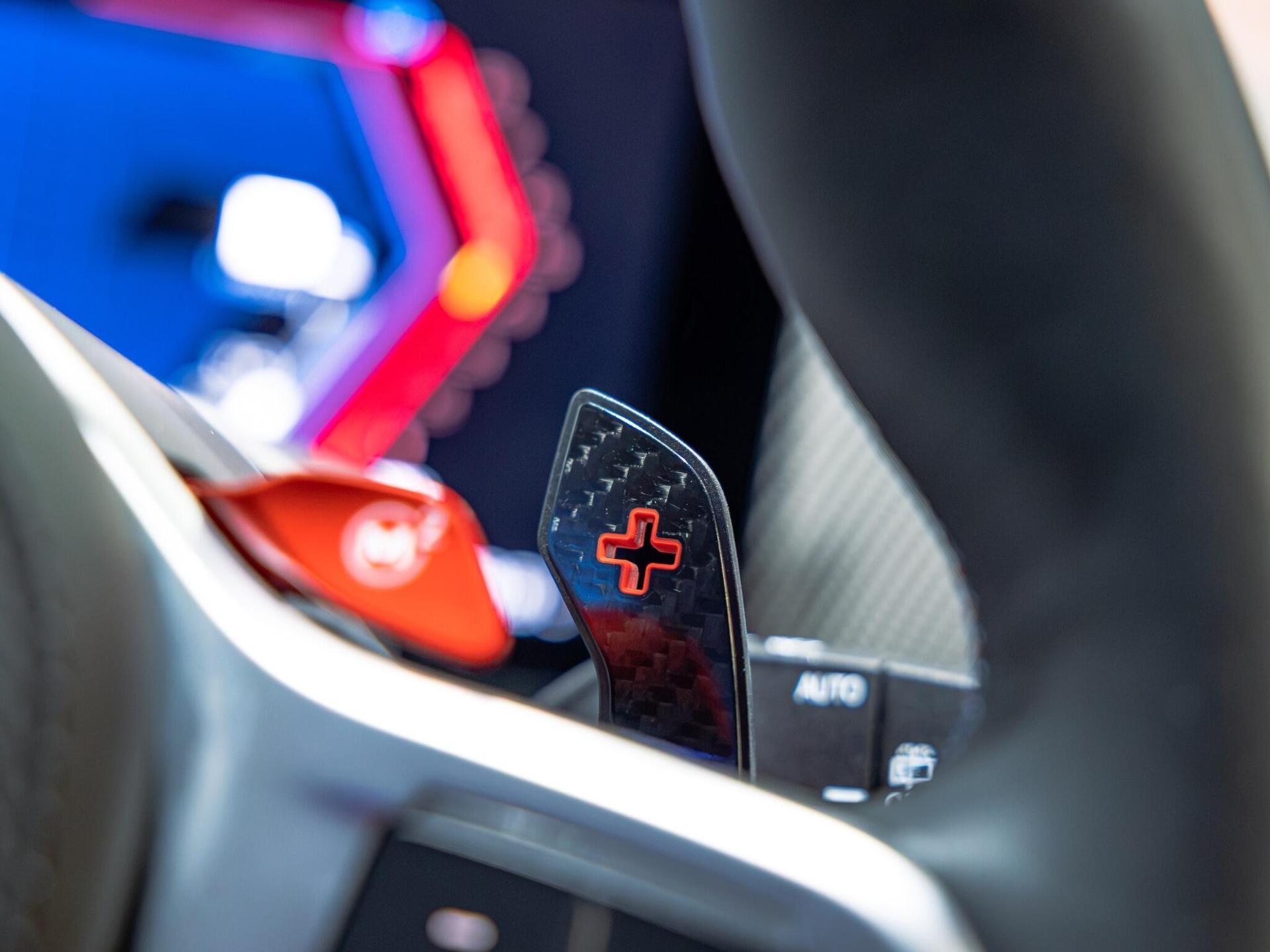 An interior shot of the misc controls on a 2024 BMW XM