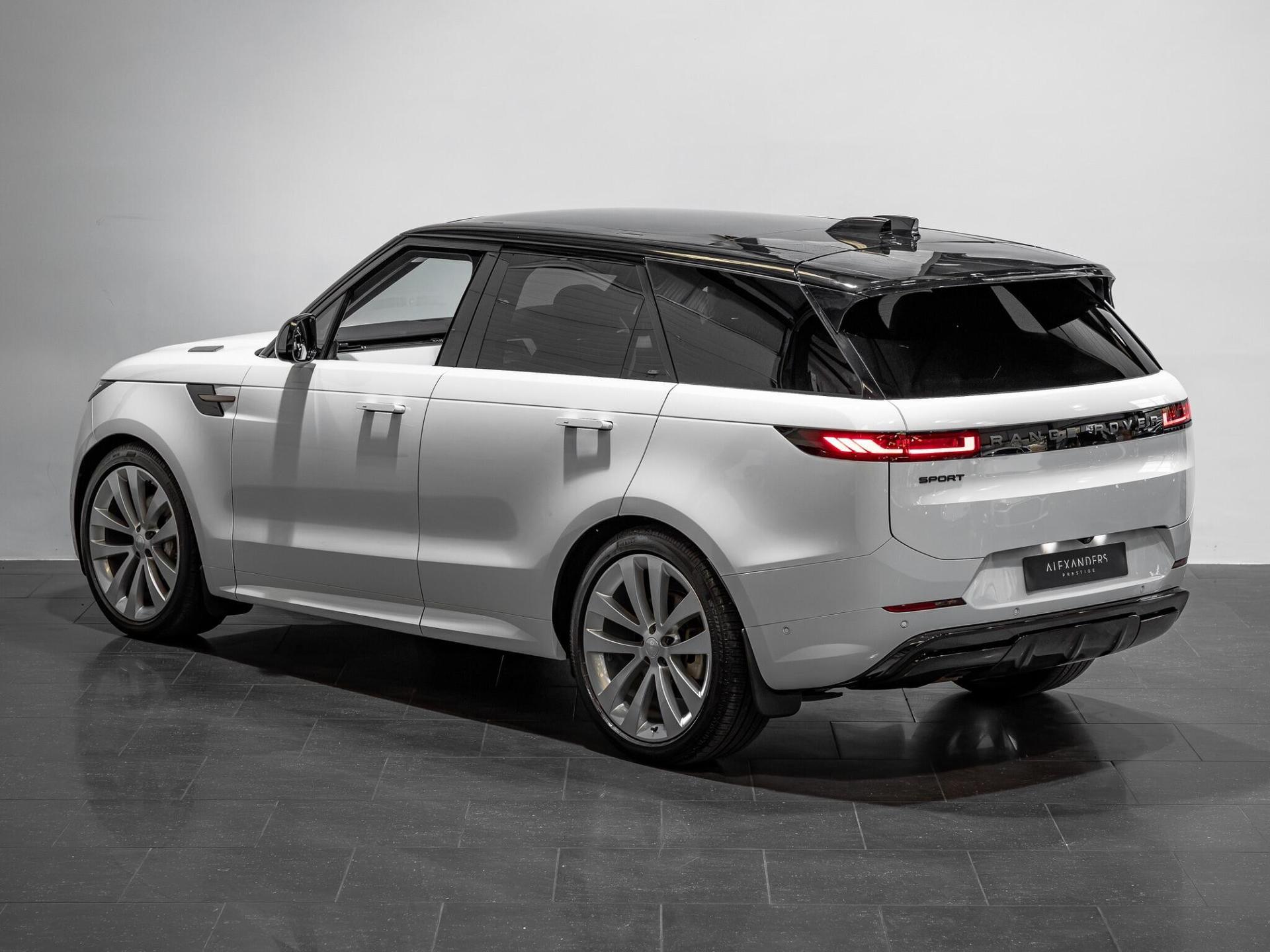 An exterior shot of the rear left on a 2025 Land Rover Range Rover Sport