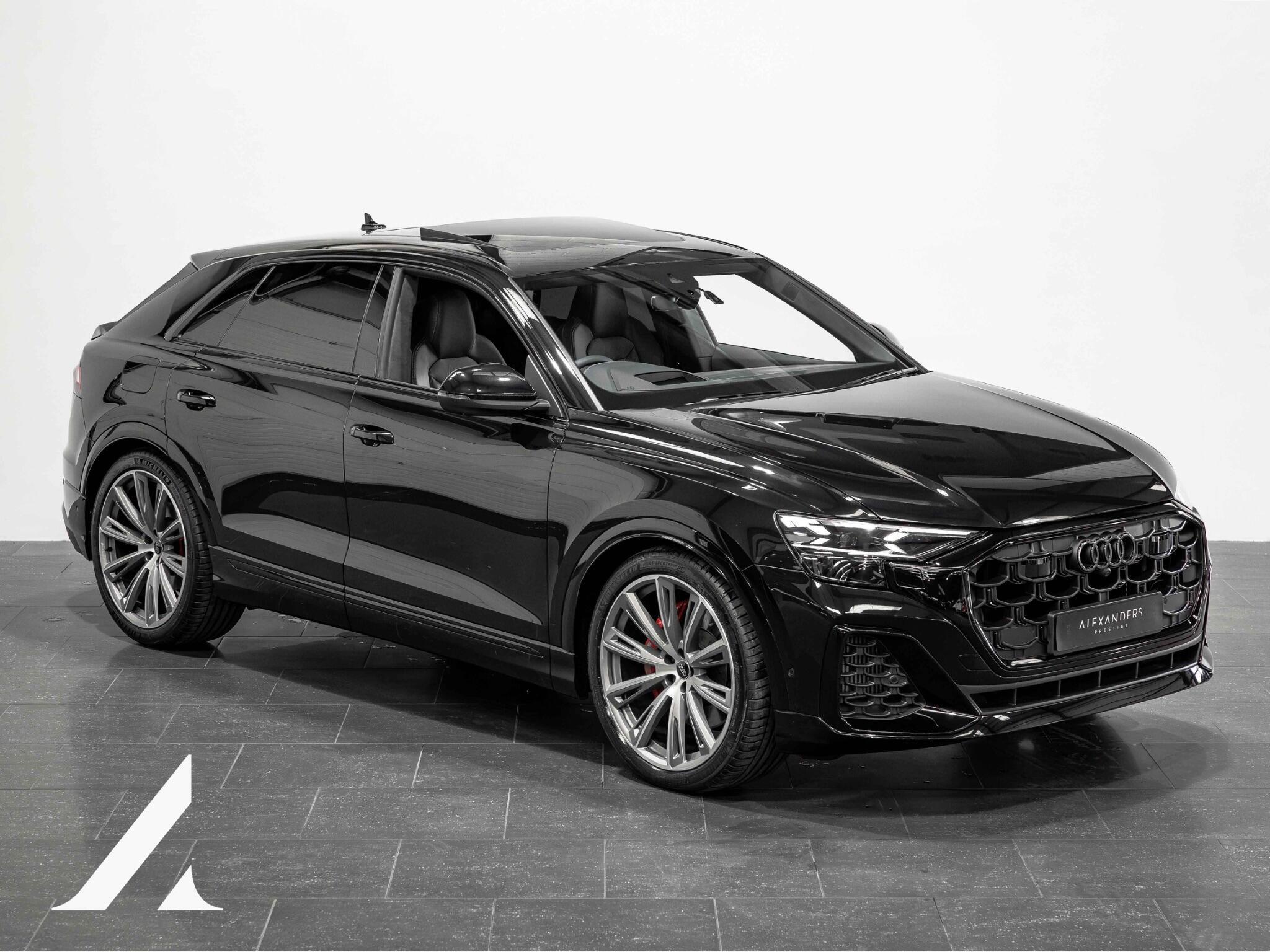 An exterior shot of the front right on a 2024 Audi SQ8