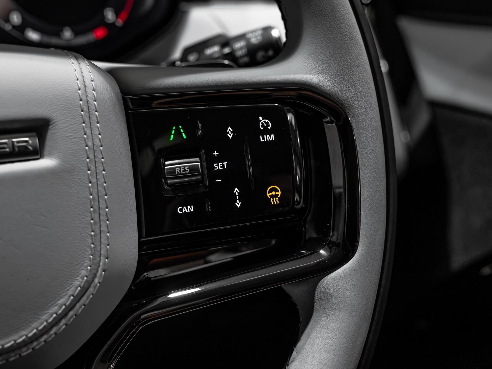 An interior shot of the misc controls on a 2025 Land Rover Range Rover Sport