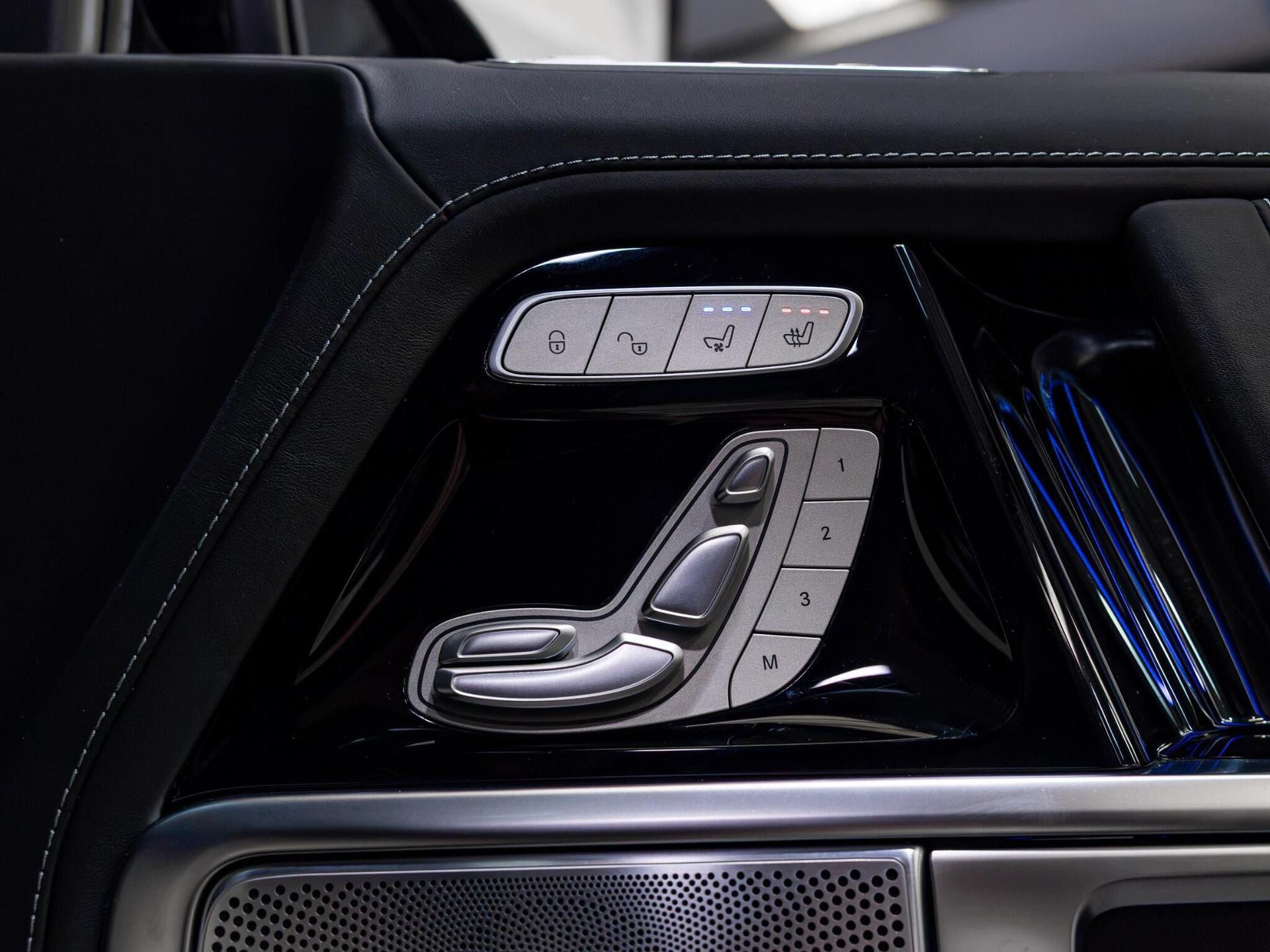 An interior shot of the misc controls on a 2025 Mercedes-Benz G Class