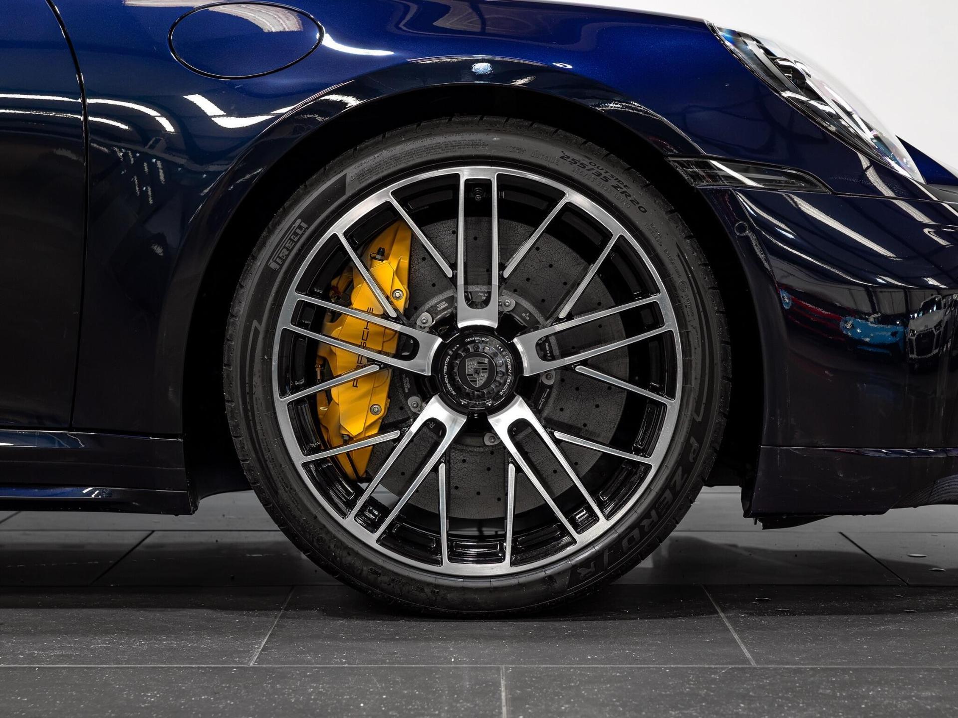 An exterior shot of the wheel on a 2026 Porsche 911