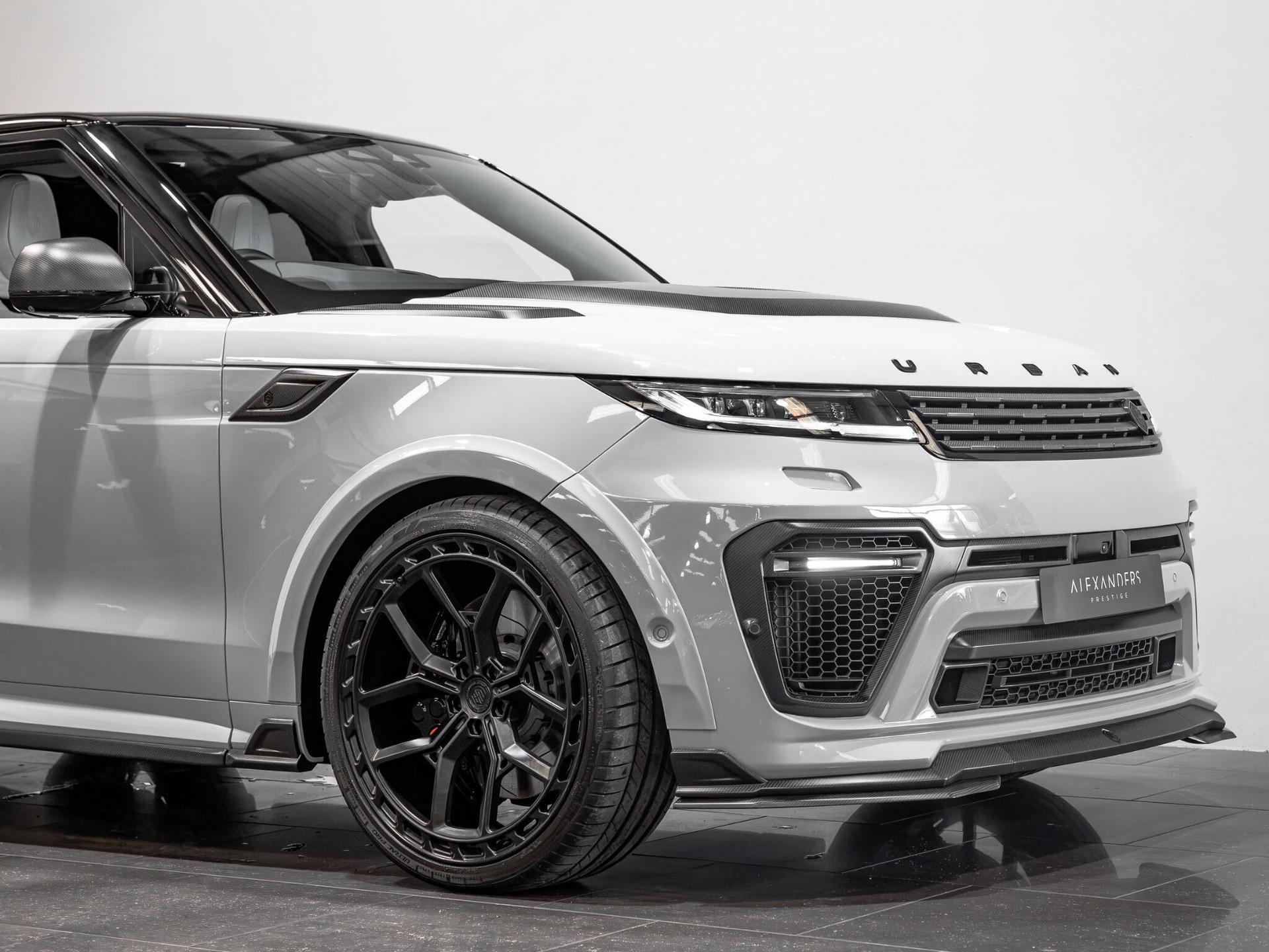 An exterior shot of the front right on a 2026 Land Rover Range Rover Sport