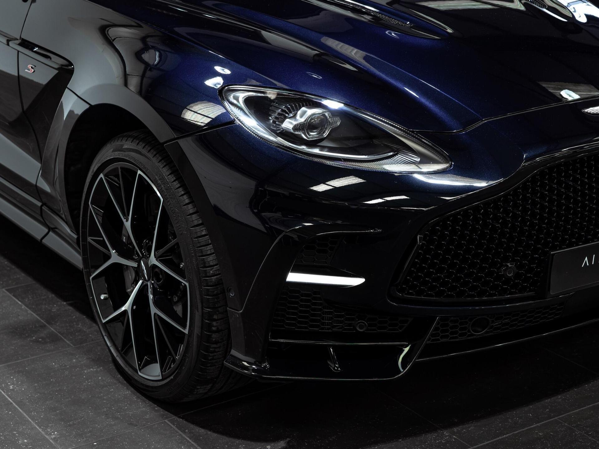 An exterior shot of the lights front on a 2025 Aston Martin DBX