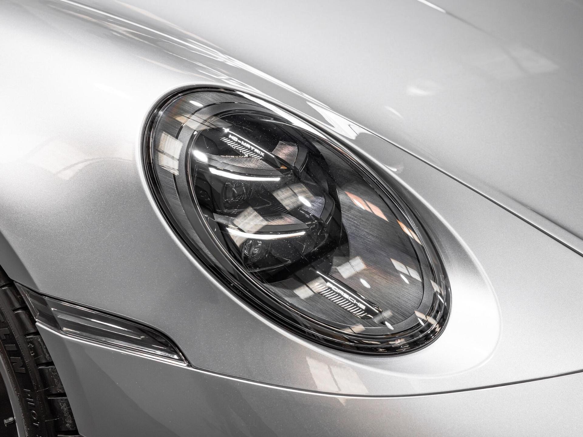 An exterior shot of the lights front on a 2026 Porsche 911