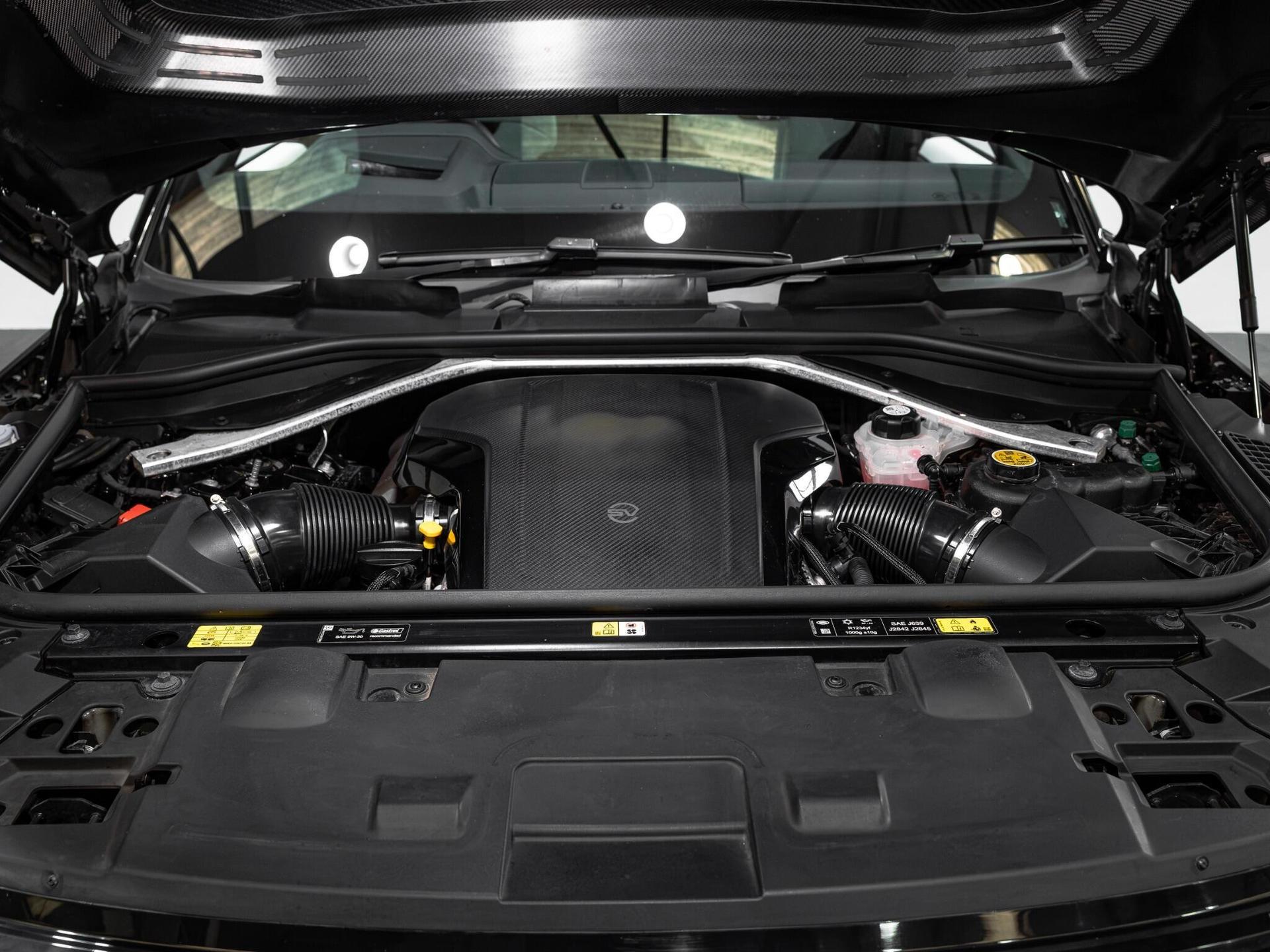 An exterior shot of the engine on a 2024 Land Rover Range Rover Sport