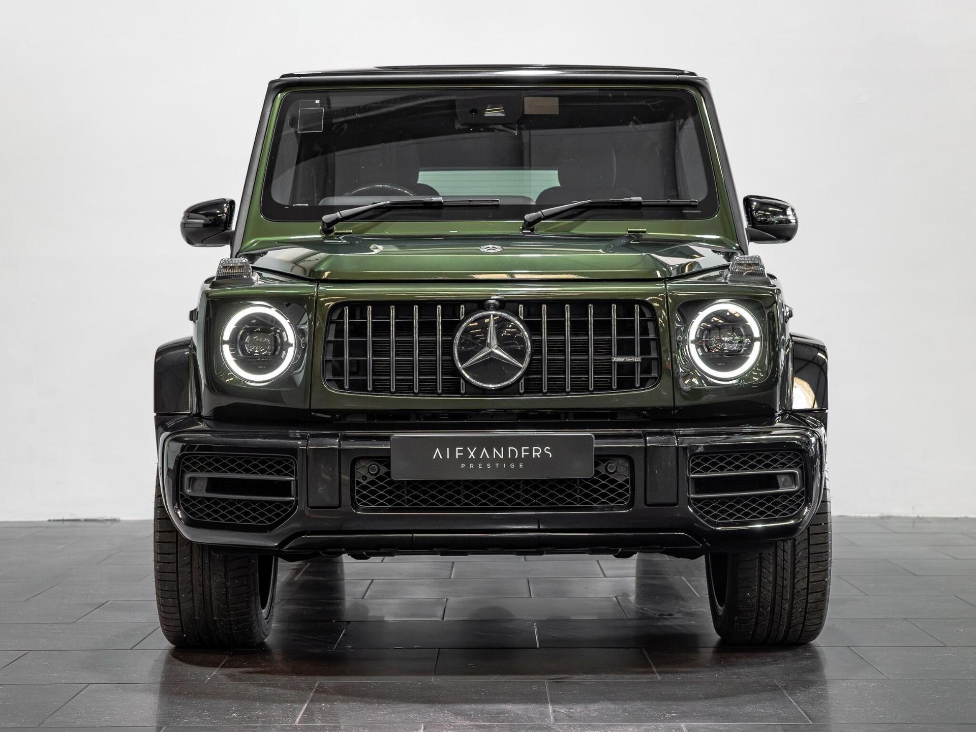 An exterior shot of the front on a 2023 Mercedes-Benz G Class