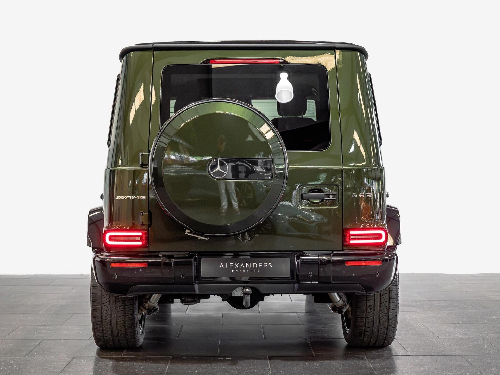 An exterior shot of the rear on a 2023 Mercedes-Benz G Class