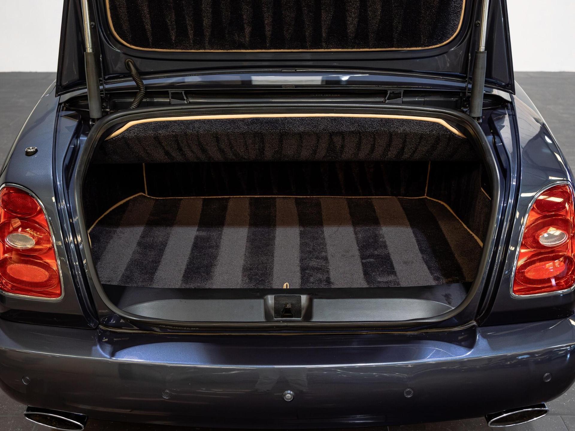 An interior shot of the boot on a 2006 Bentley Azure