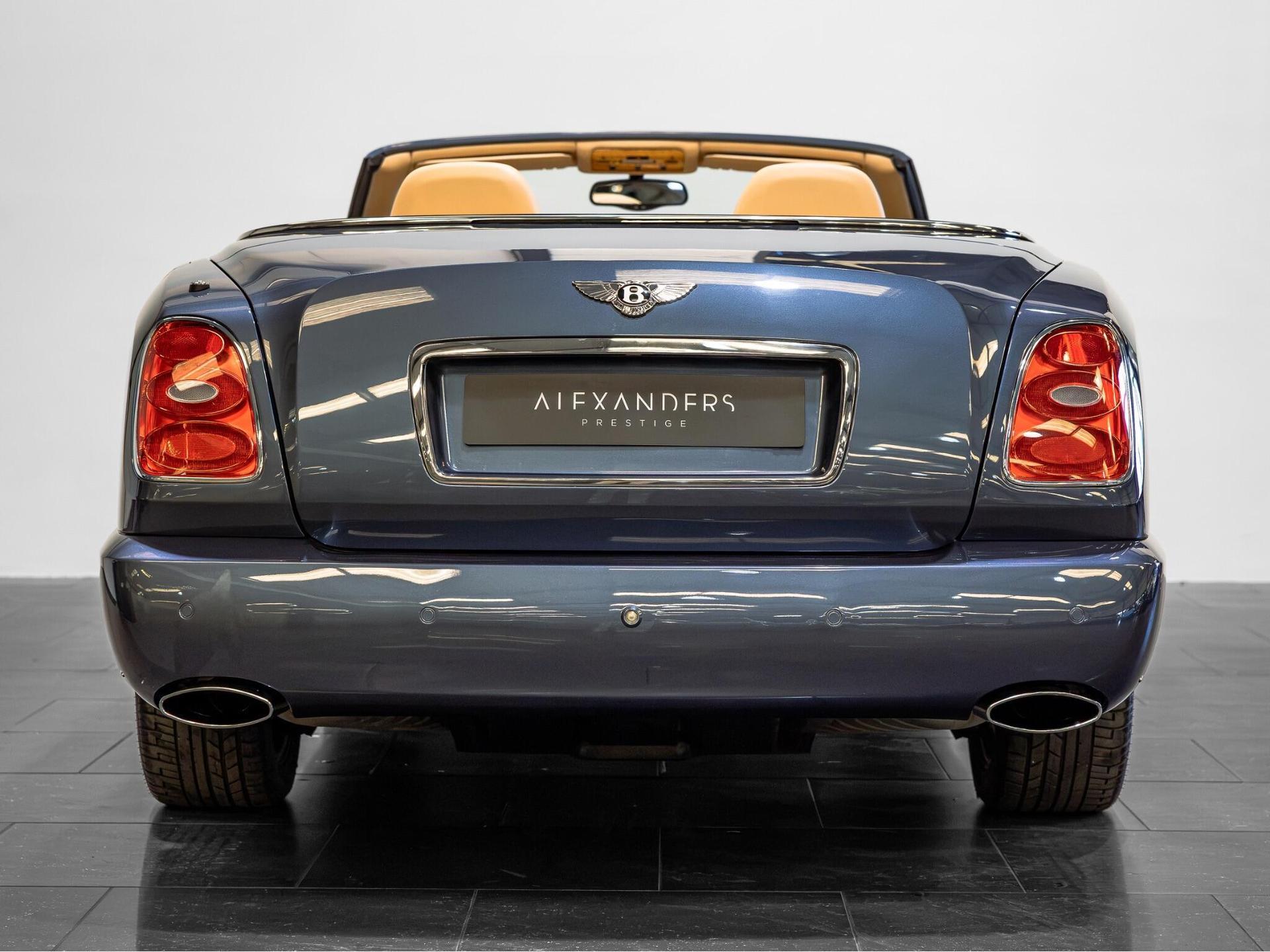 An exterior shot of the rear on a 2006 Bentley Azure