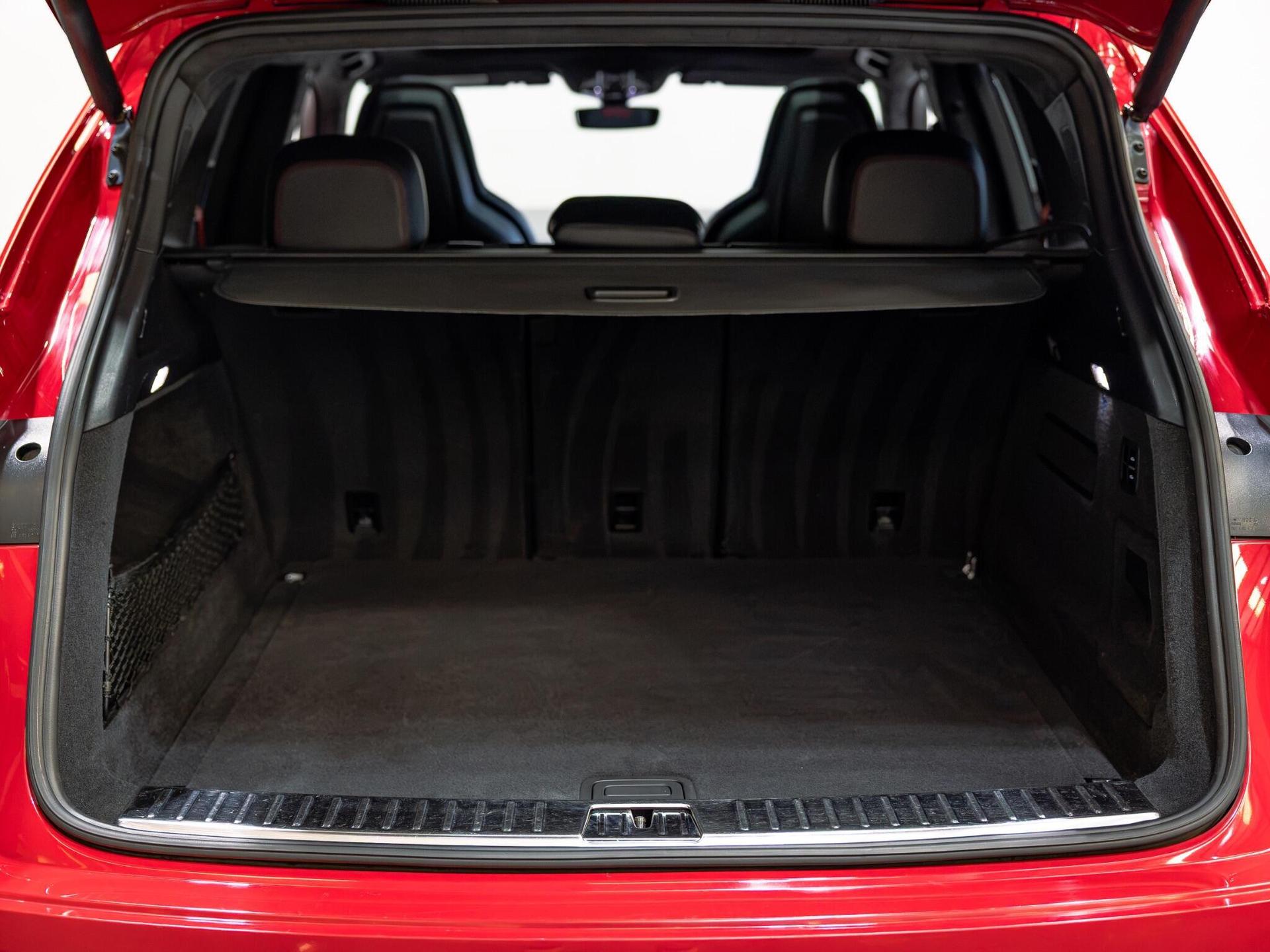 An interior shot of the boot on a 2021 Porsche Cayenne